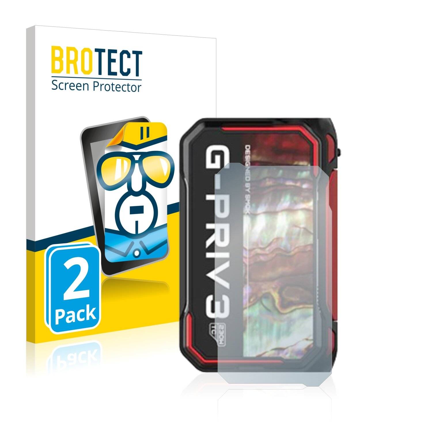 2x BROTECT HD-Clear Displayschutzfolie für Smok G-Priv 3