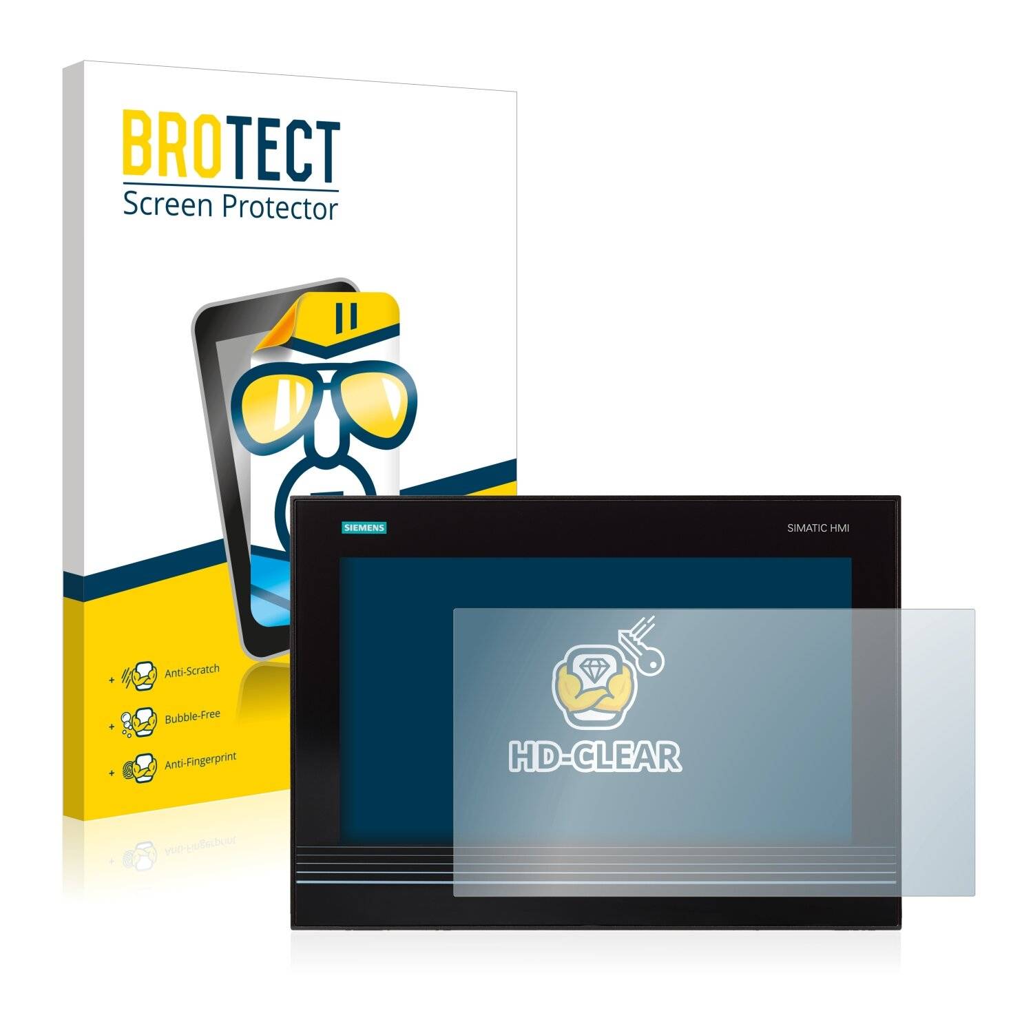 BROTECT HD-Clear Displayschutzfolie für Siemens IPC477D/E