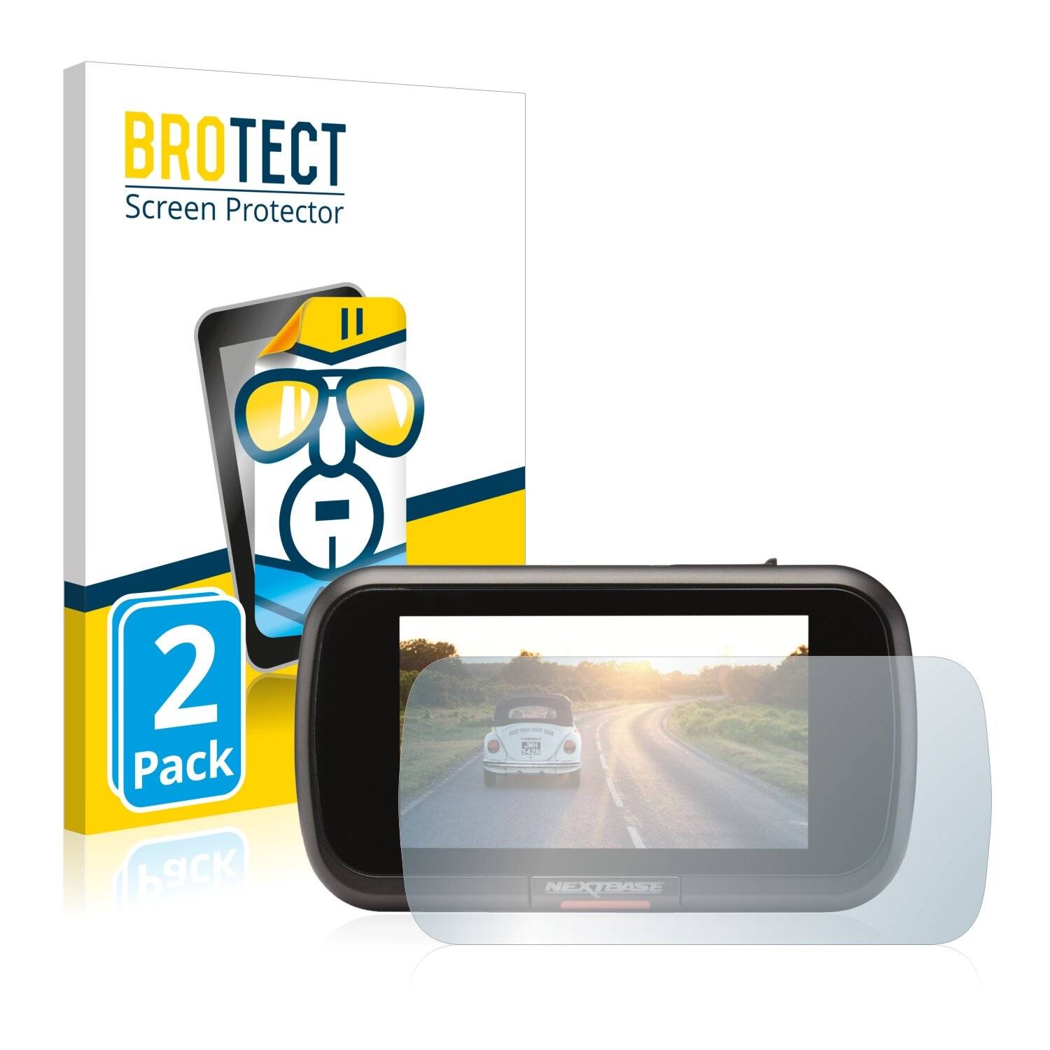 2x BROTECT HD-Clear Displayschutzfolie für Nextbase