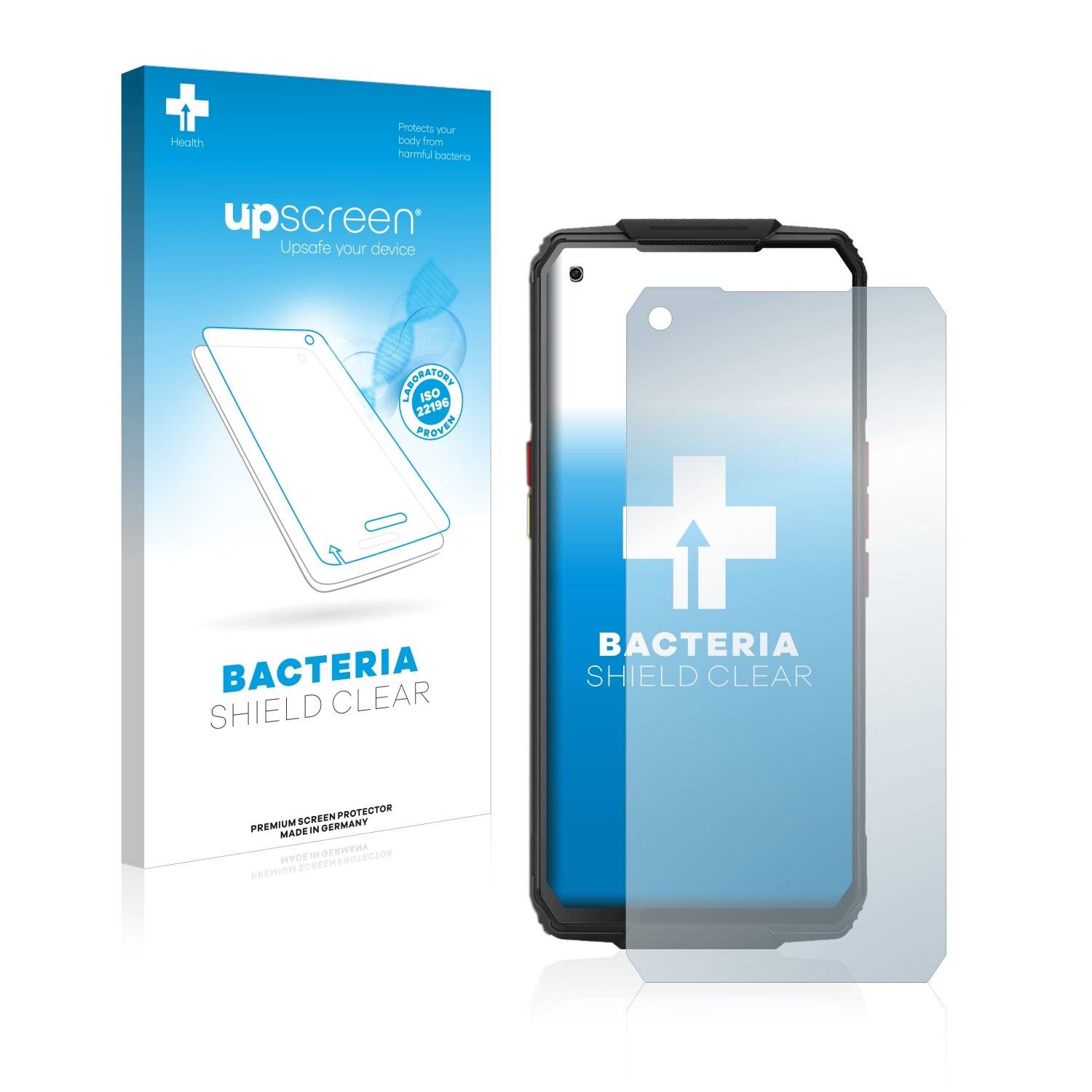 upscreen Bacteria Shield Clear Premium Antibakterielle Displayschutzfolie für Oukitel
