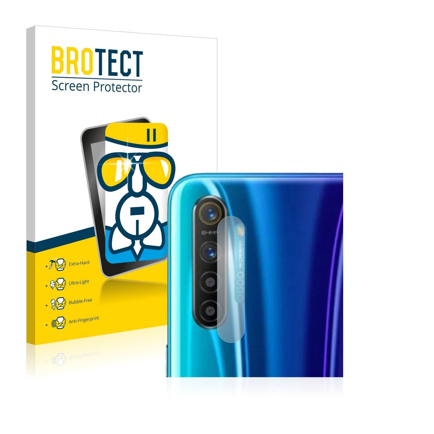 BROTECT AirGlass Schutzglas Folie für Realme X2 (NUR