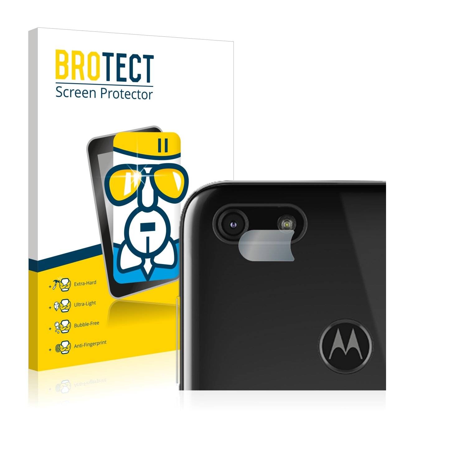 BROTECT AirGlass Schutzglas Folie für Motorola Moto E6 Play (NUR