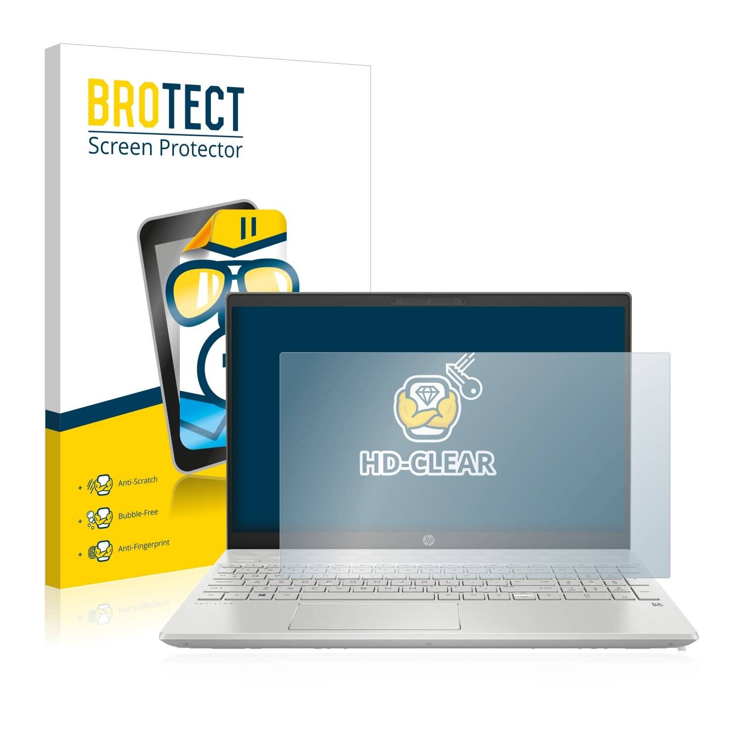 BROTECT HD-Clear Displayschutzfolie für HP Pavilion