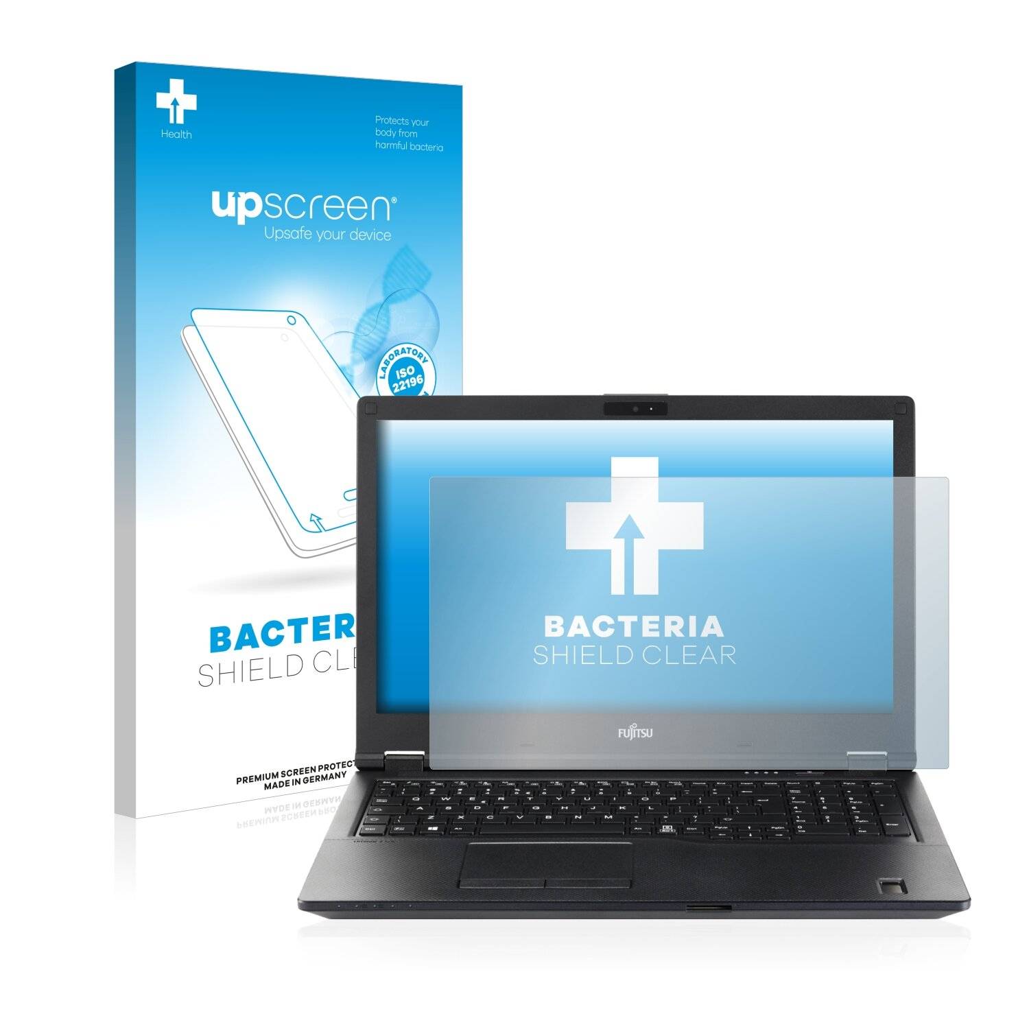 upscreen Bacteria Shield Clear Premium Antibakterielle Displayschutzfolie für Fujitsu