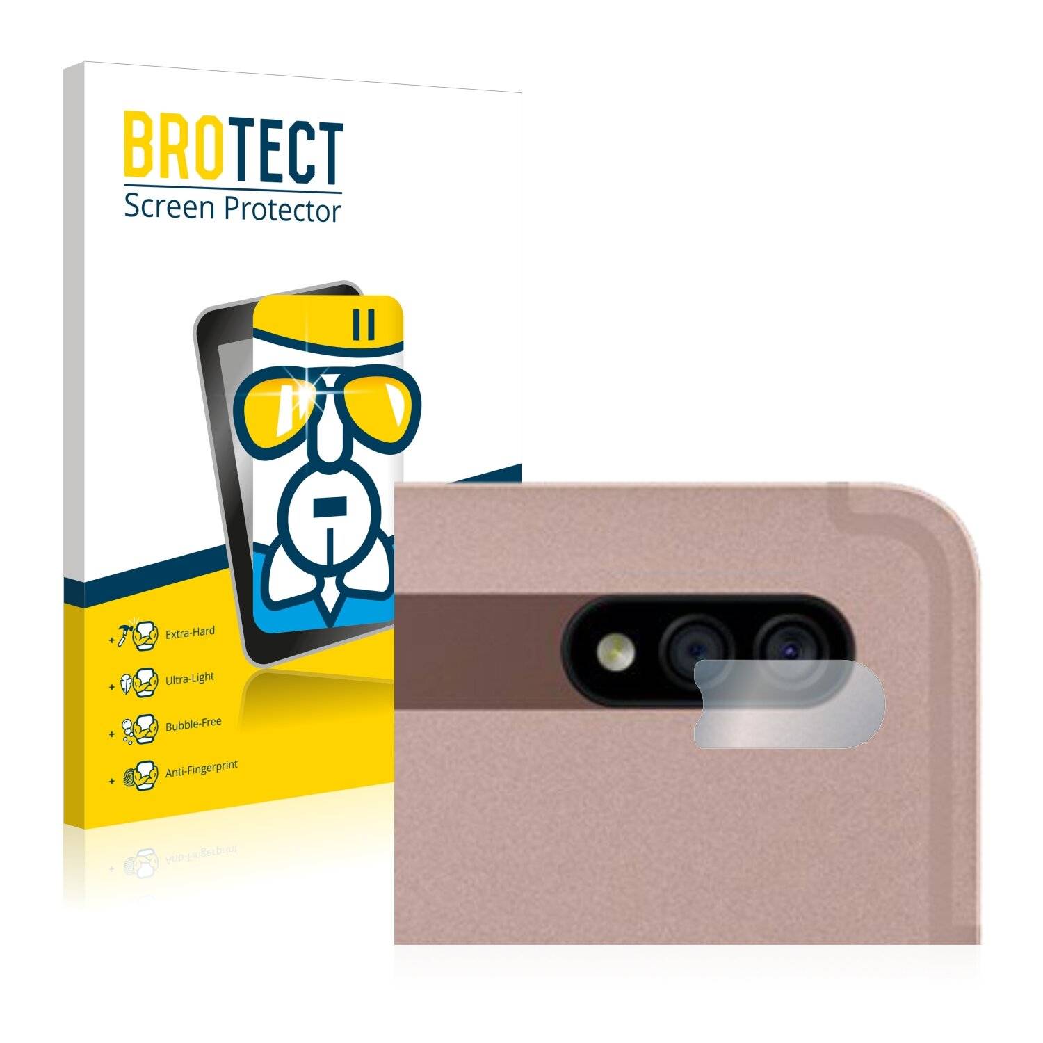 BROTECT AirGlass Schutzglas Folie für Samsung Galaxy Tab S7 Plus 5G 2020 (NUR