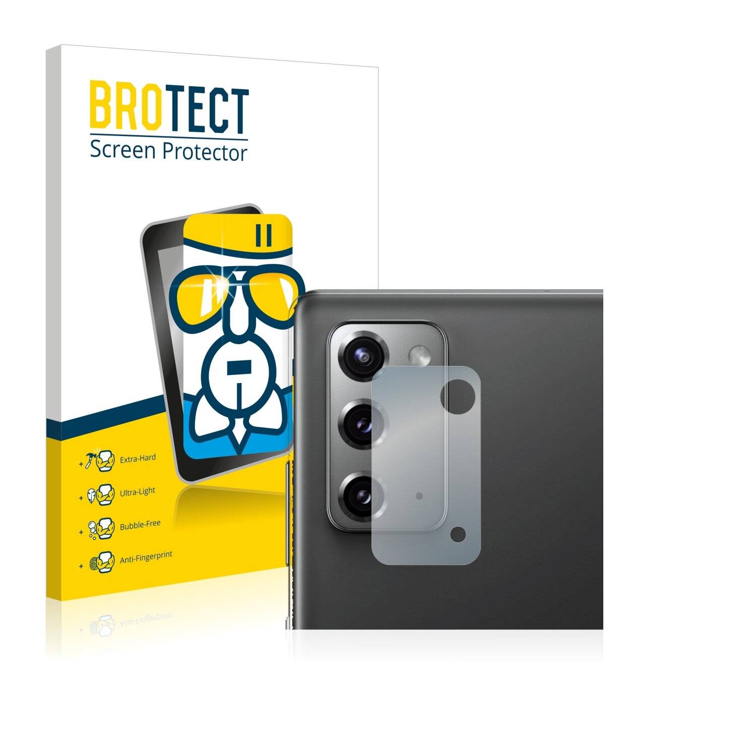 BROTECT AirGlass Schutzglas Folie für Samsung Galaxy Note 20 5G (NUR
