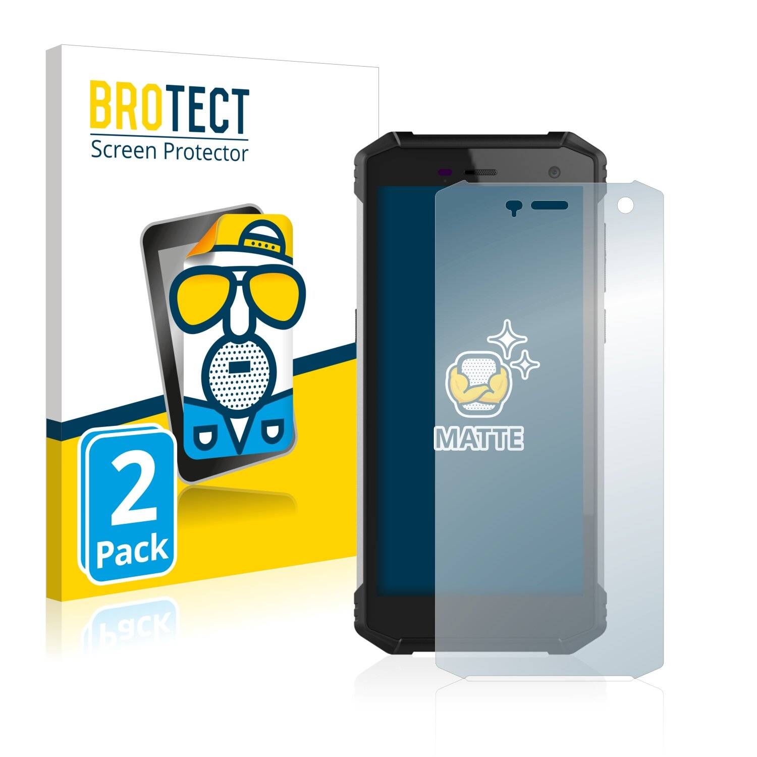 2x BROTECT Matte Displayschutzfolie für Hammer Energy 2 - Entspiegelt,