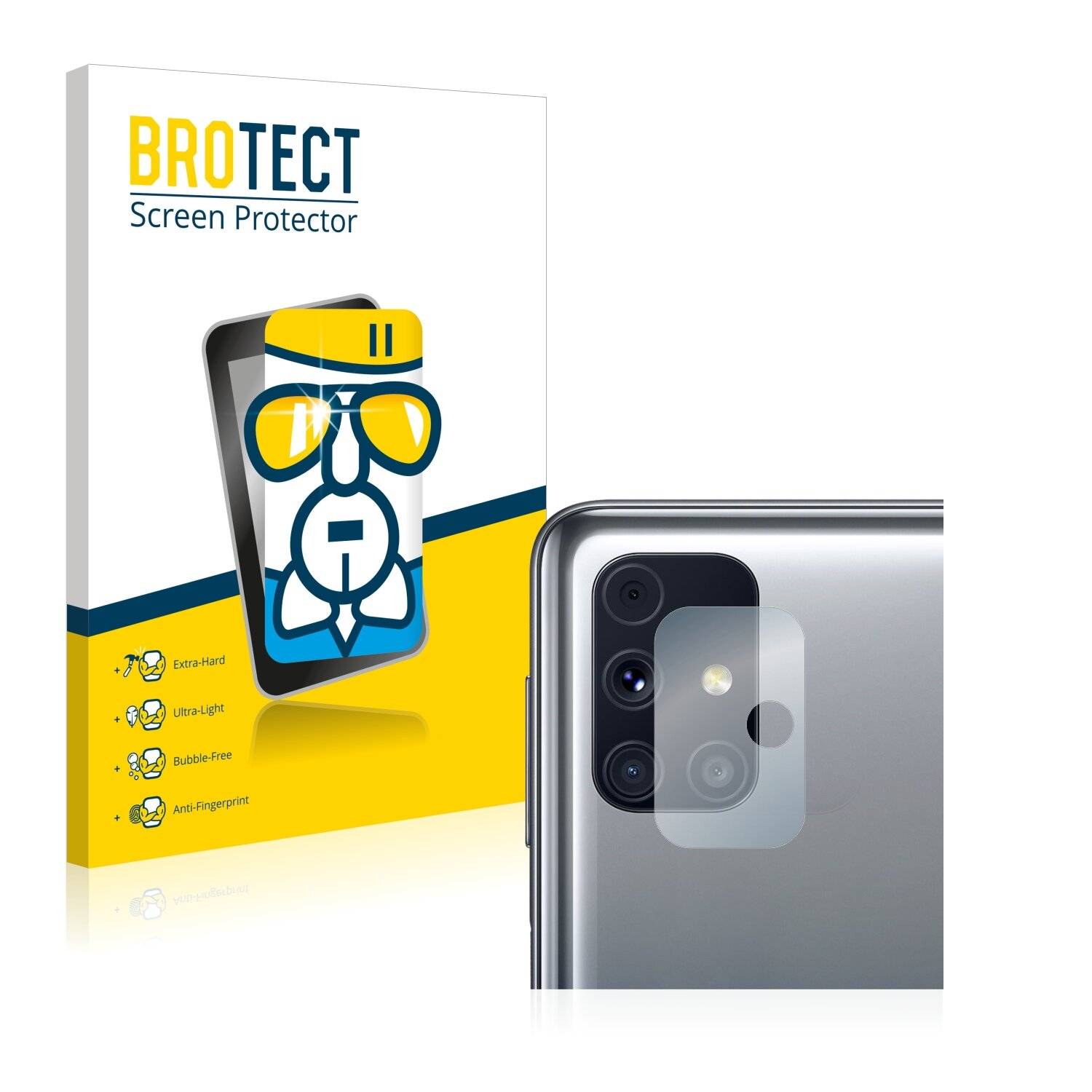 BROTECT AirGlass Schutzglas Folie für Samsung Galaxy M31s (NUR