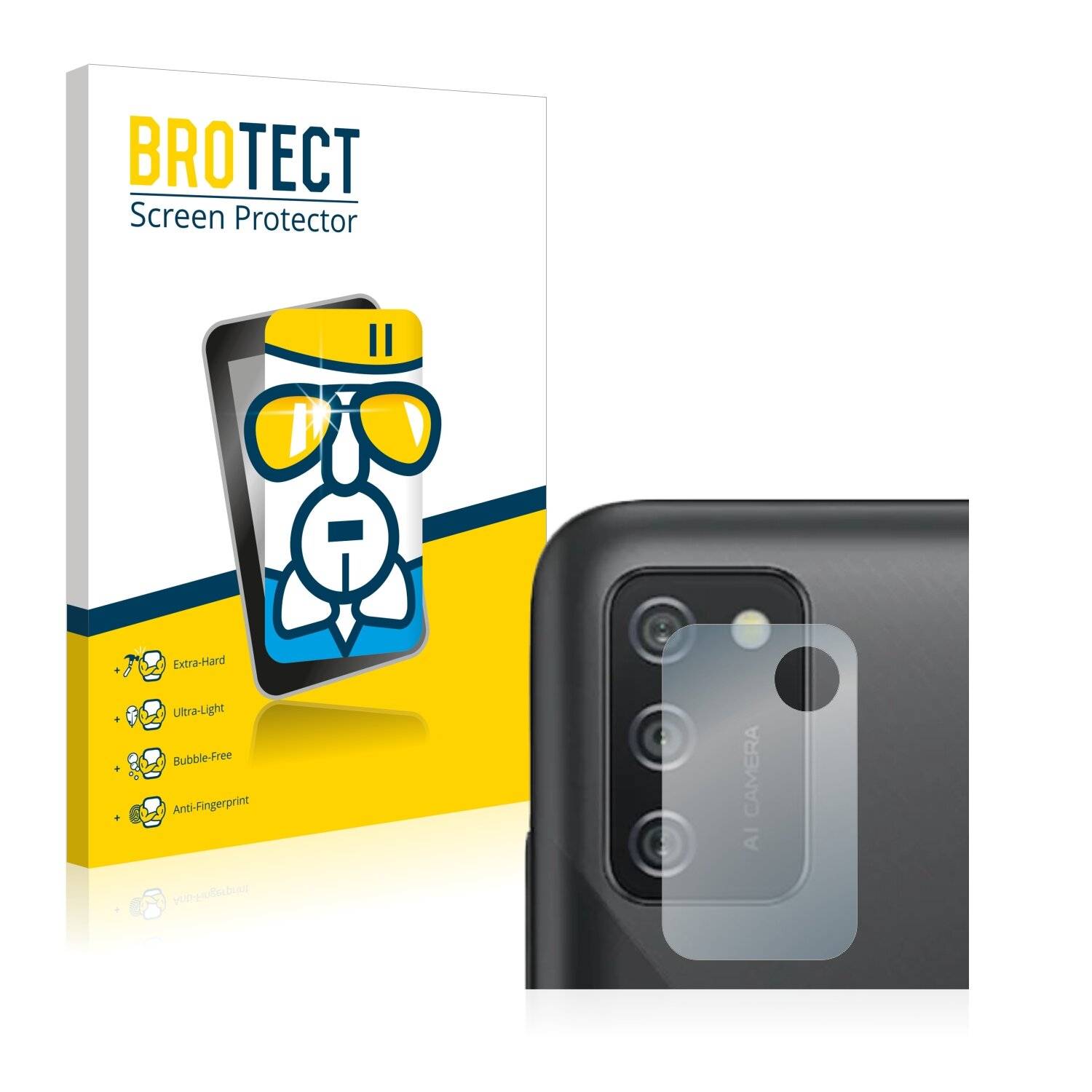 BROTECT AirGlass Schutzglas Folie für Samsung Galaxy A02s (NUR