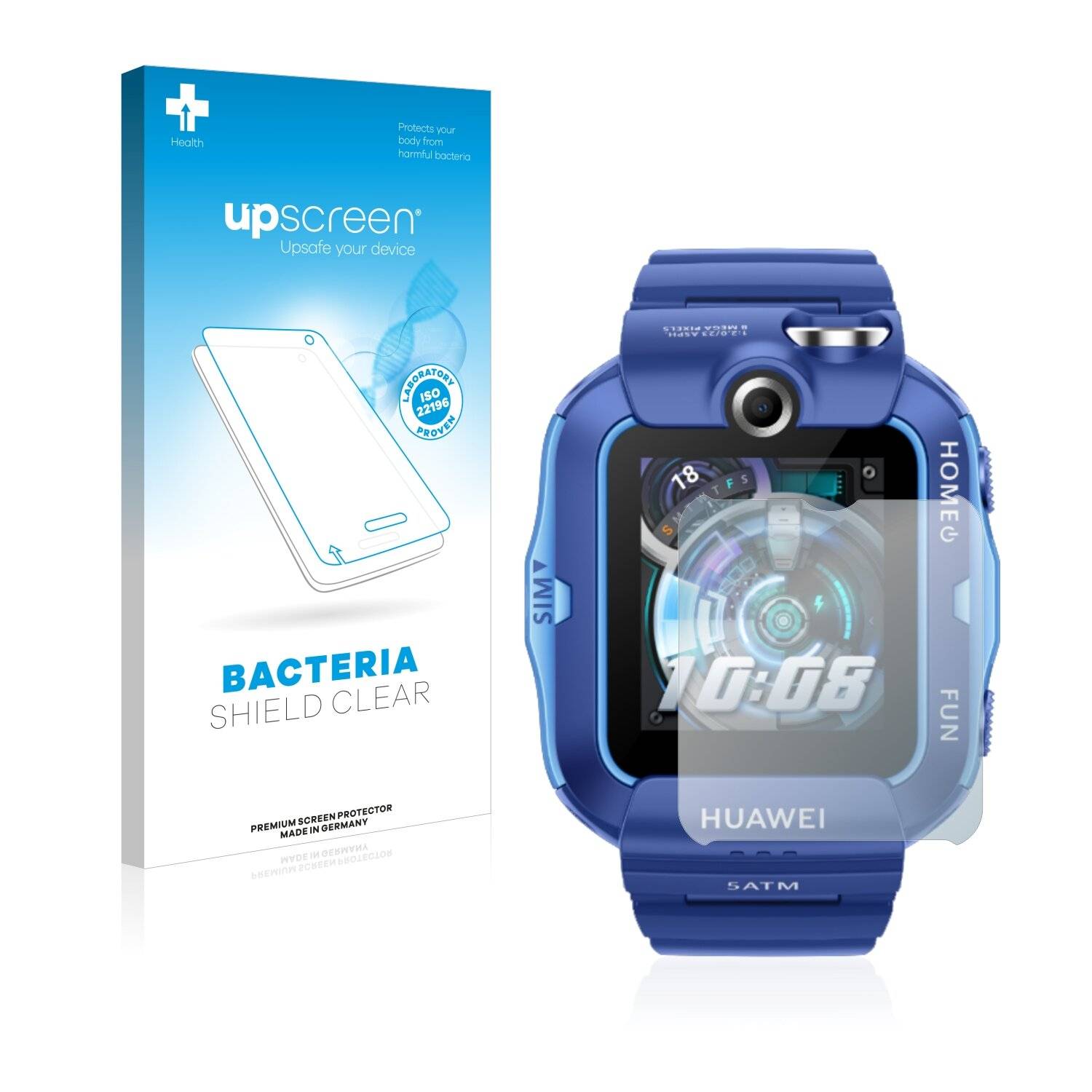 upscreen Bacteria Shield Clear Premium Antibakterielle Displayschutzfolie für Huawei