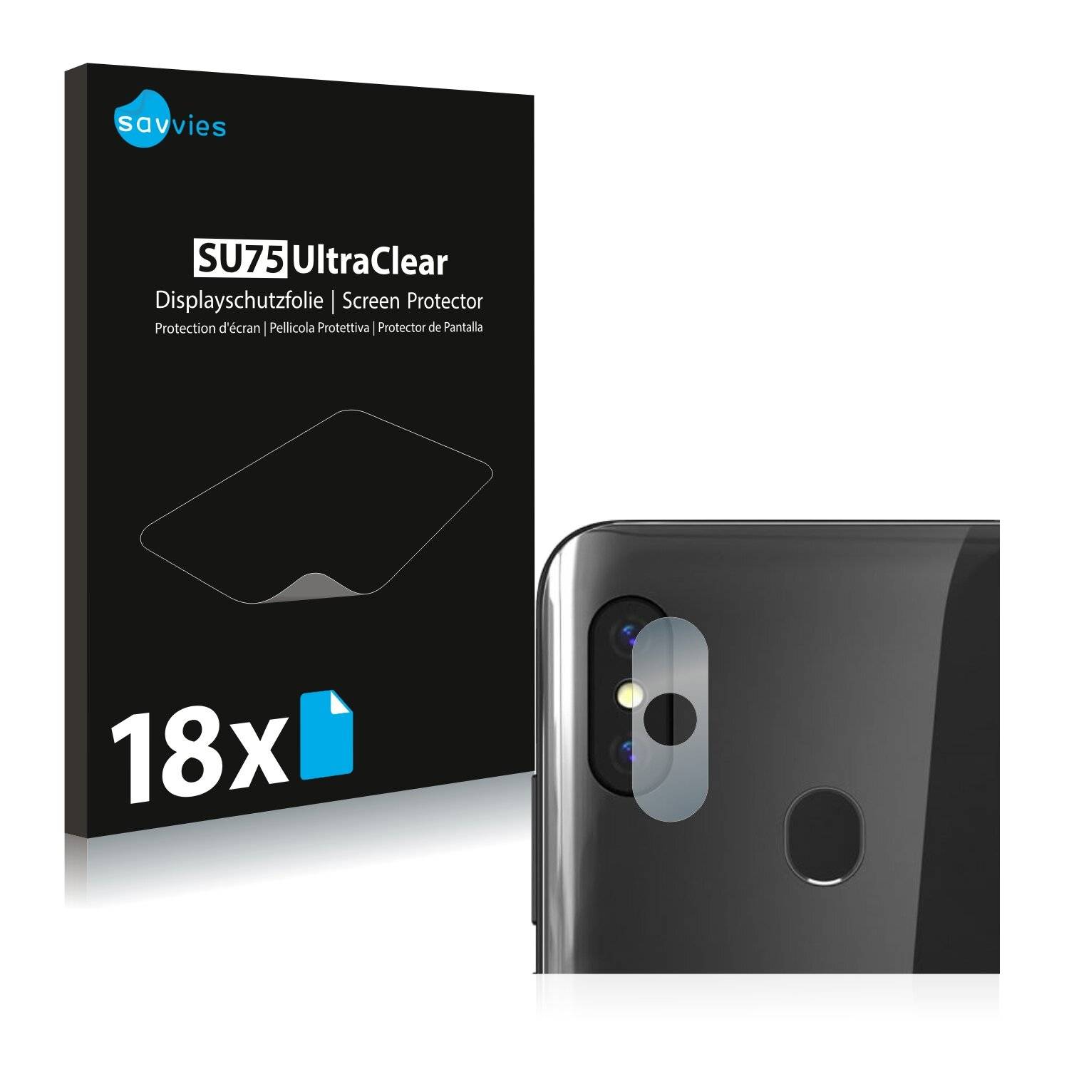 18x Savvies SU75 Displayschutzfolie für Gigaset GS290 (NUR