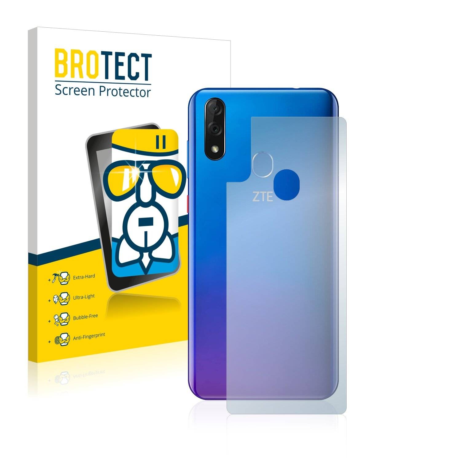 BROTECT AirGlass Schutzglas Folie für ZTE Blade 10