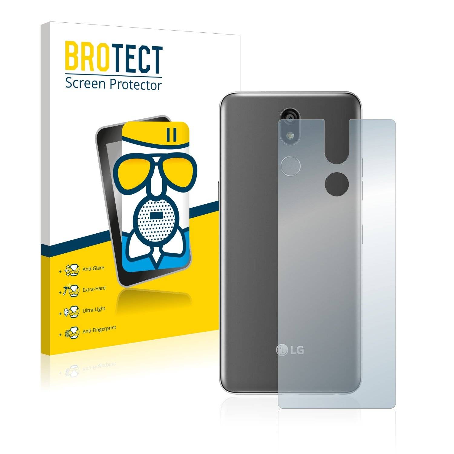 BROTECT AirGlass Matte Schutzglas Folie für LG K40