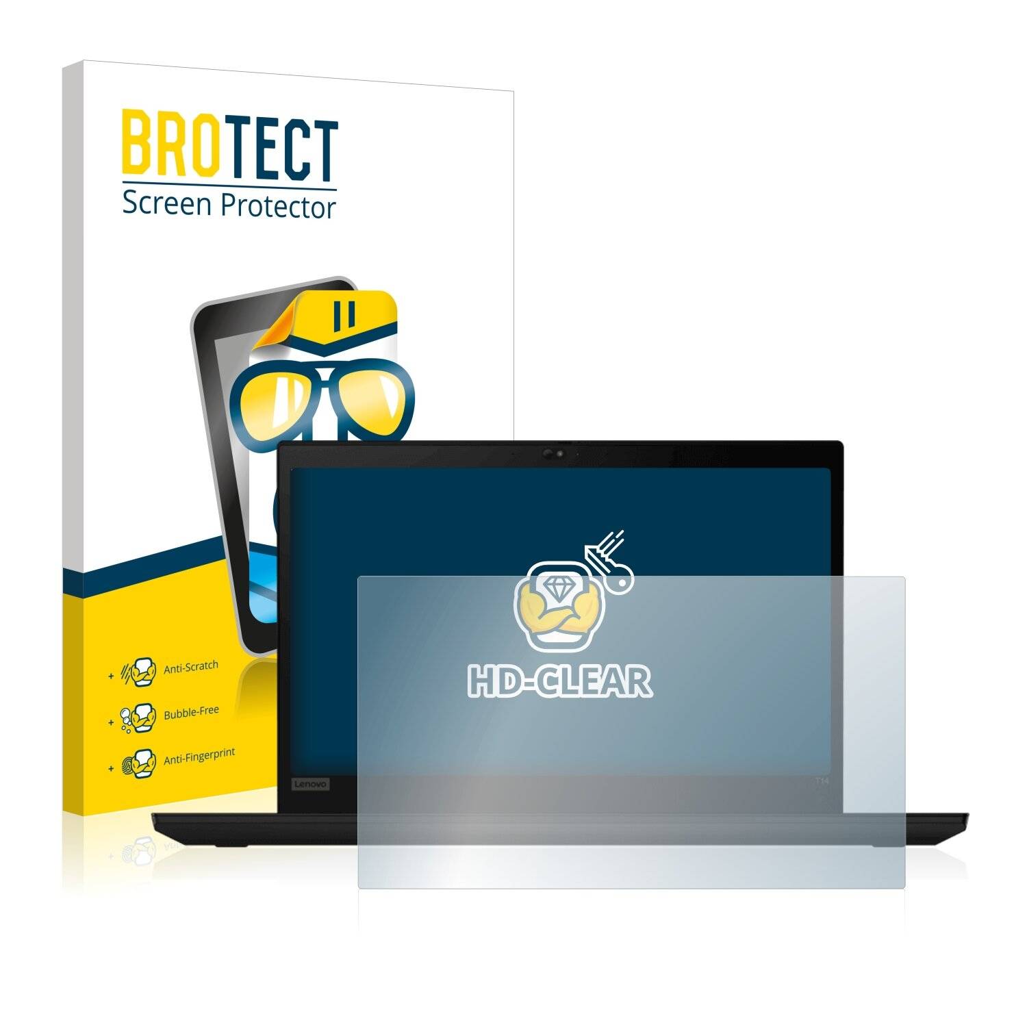 BROTECT HD-Clear Displayschutzfolie für Lenovo ThinkPad T14 Gen