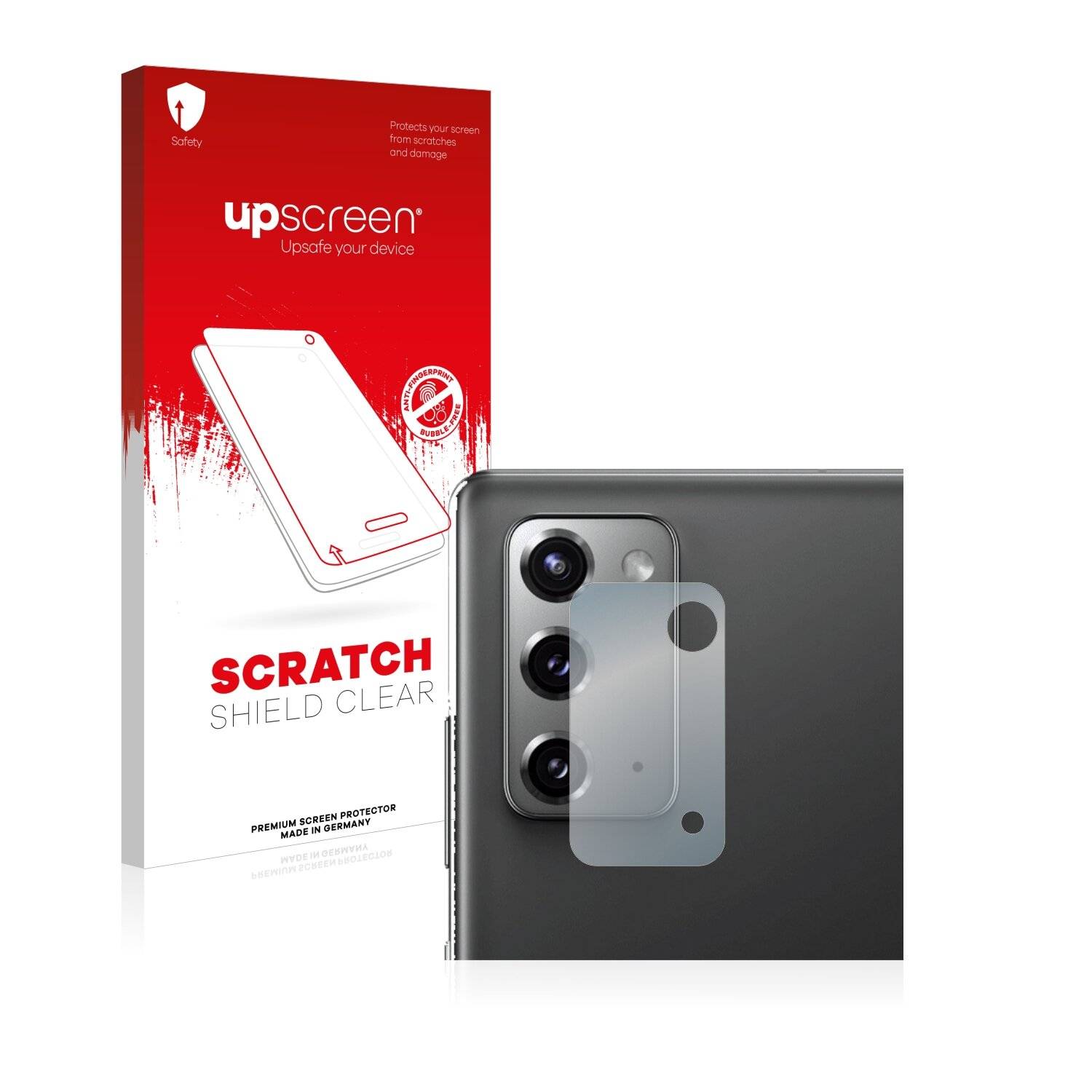upscreen Scratch Shield Clear Premium Displayschutzfolie für Samsung Galaxy Note 20 (NUR