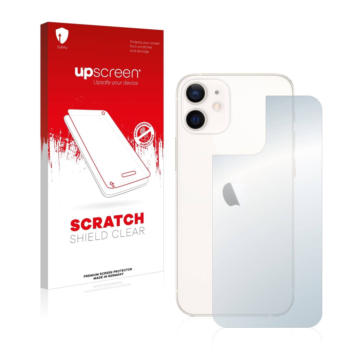 upscreen Scratch Shield Clear Premium Displayschutzfolie für Apple iPhone 12 mini