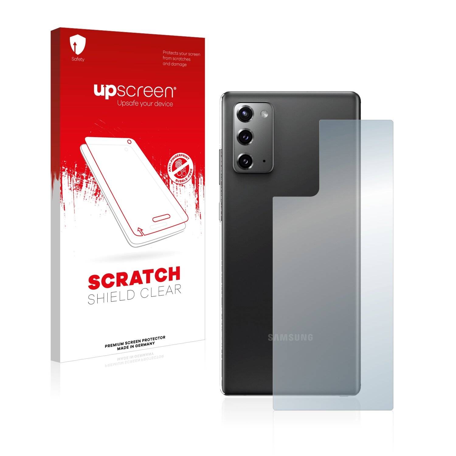 upscreen Scratch Shield Clear Premium Displayschutzfolie für Samsung Galaxy Note 20