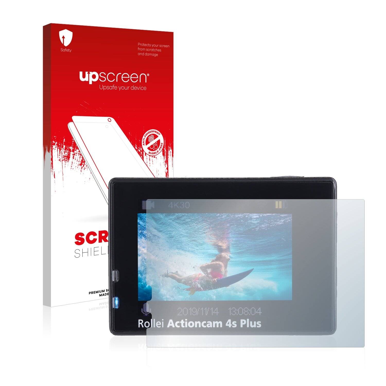 upscreen Scratch Shield Clear Premium Displayschutzfolie für Rollei 4s