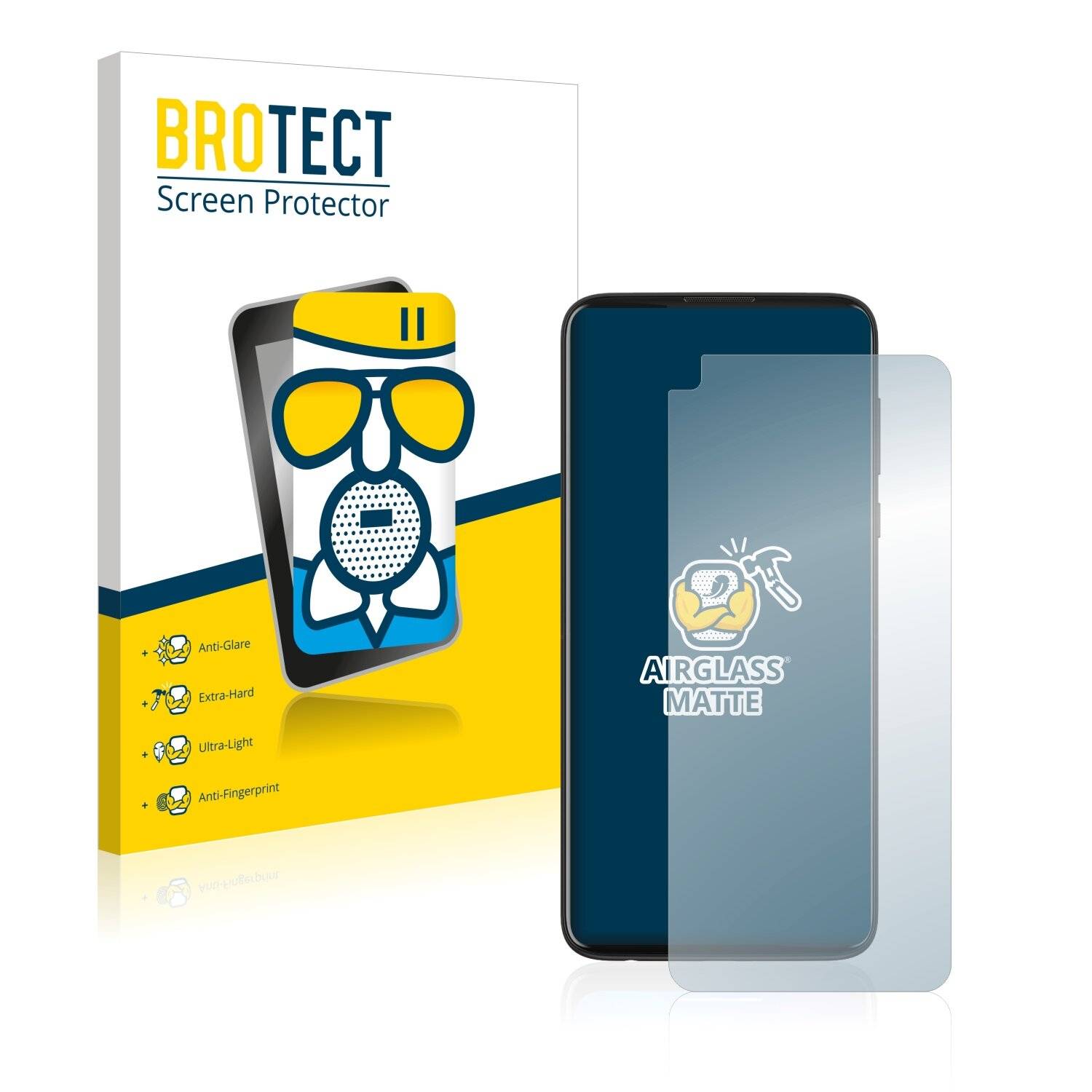 BROTECT AirGlass Matte Schutzglas Folie für Motorola Moto G Power