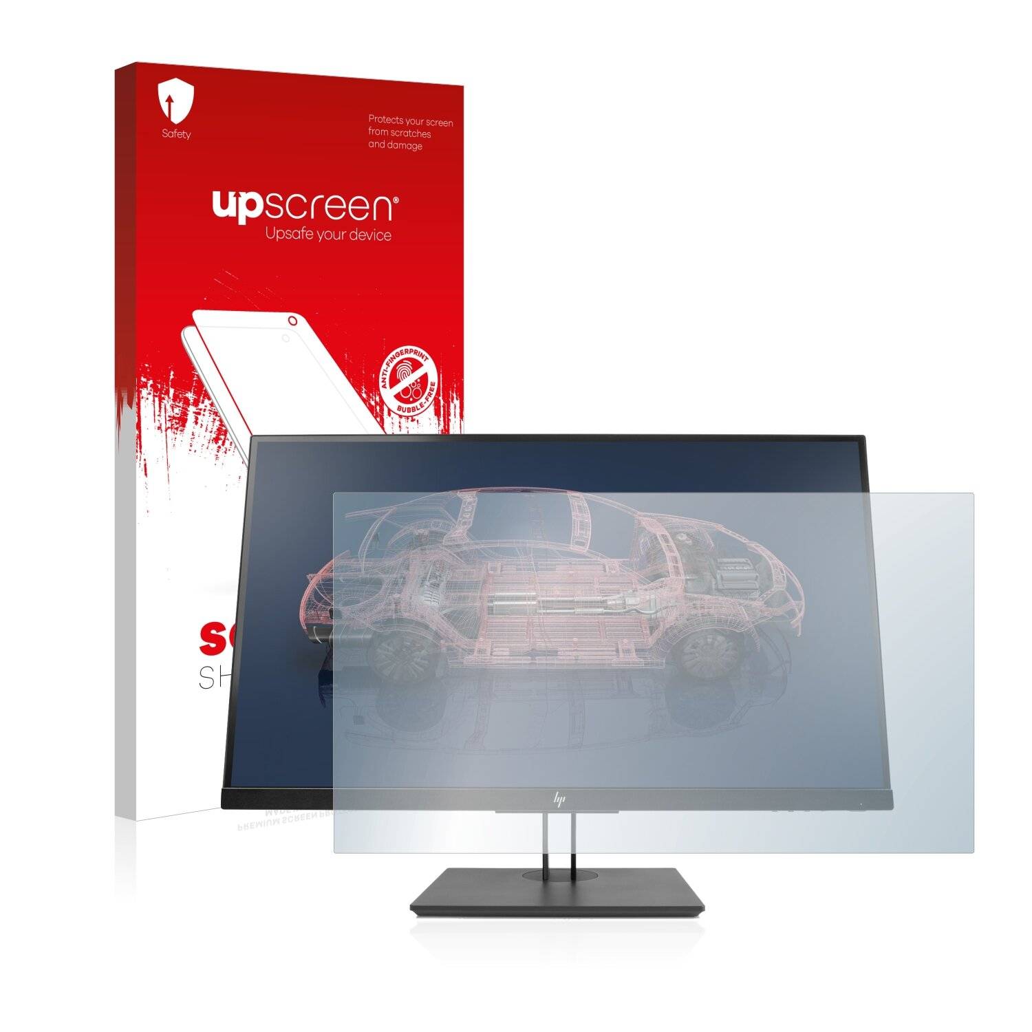 upscreen Scratch Shield Clear Premium Displayschutzfolie für HP Z27n