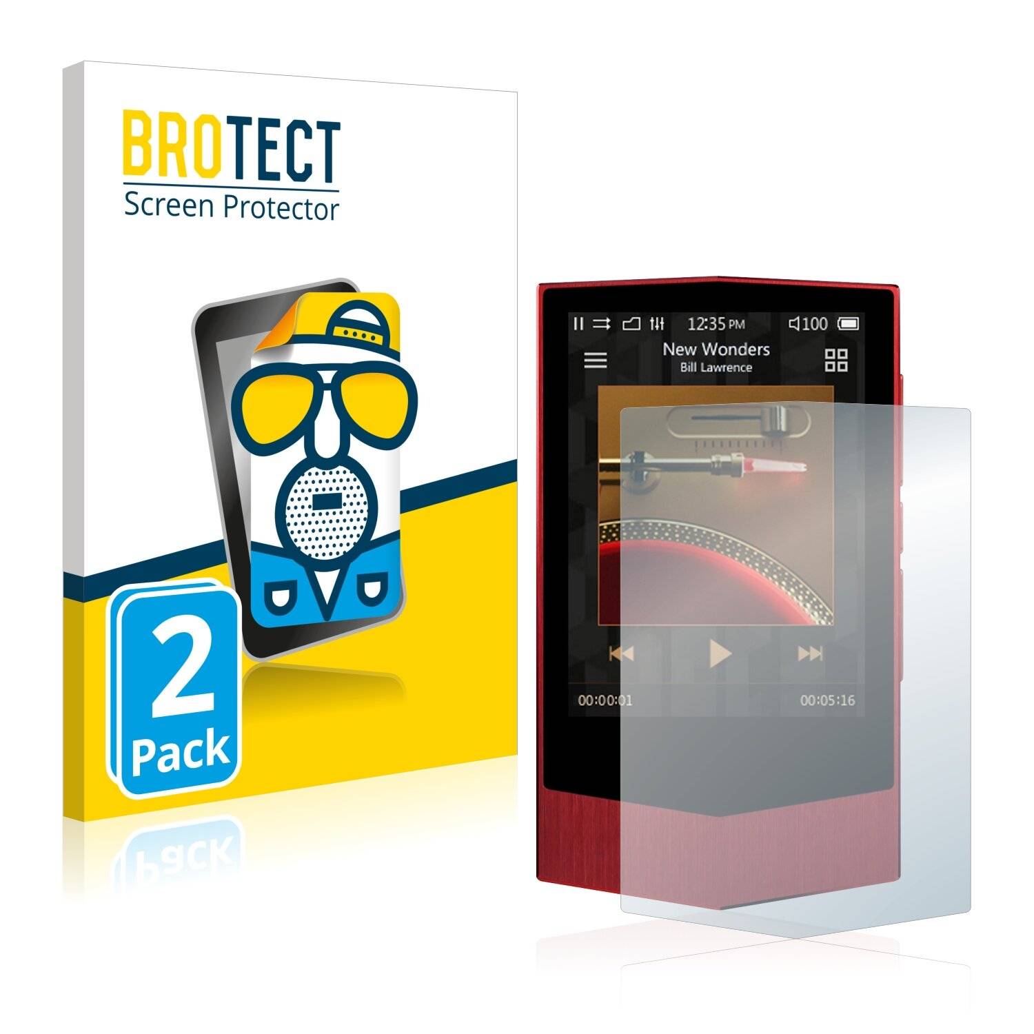 2x BROTECT Matte Displayschutzfolie für Cowon Plenue V - Entspiegelt,