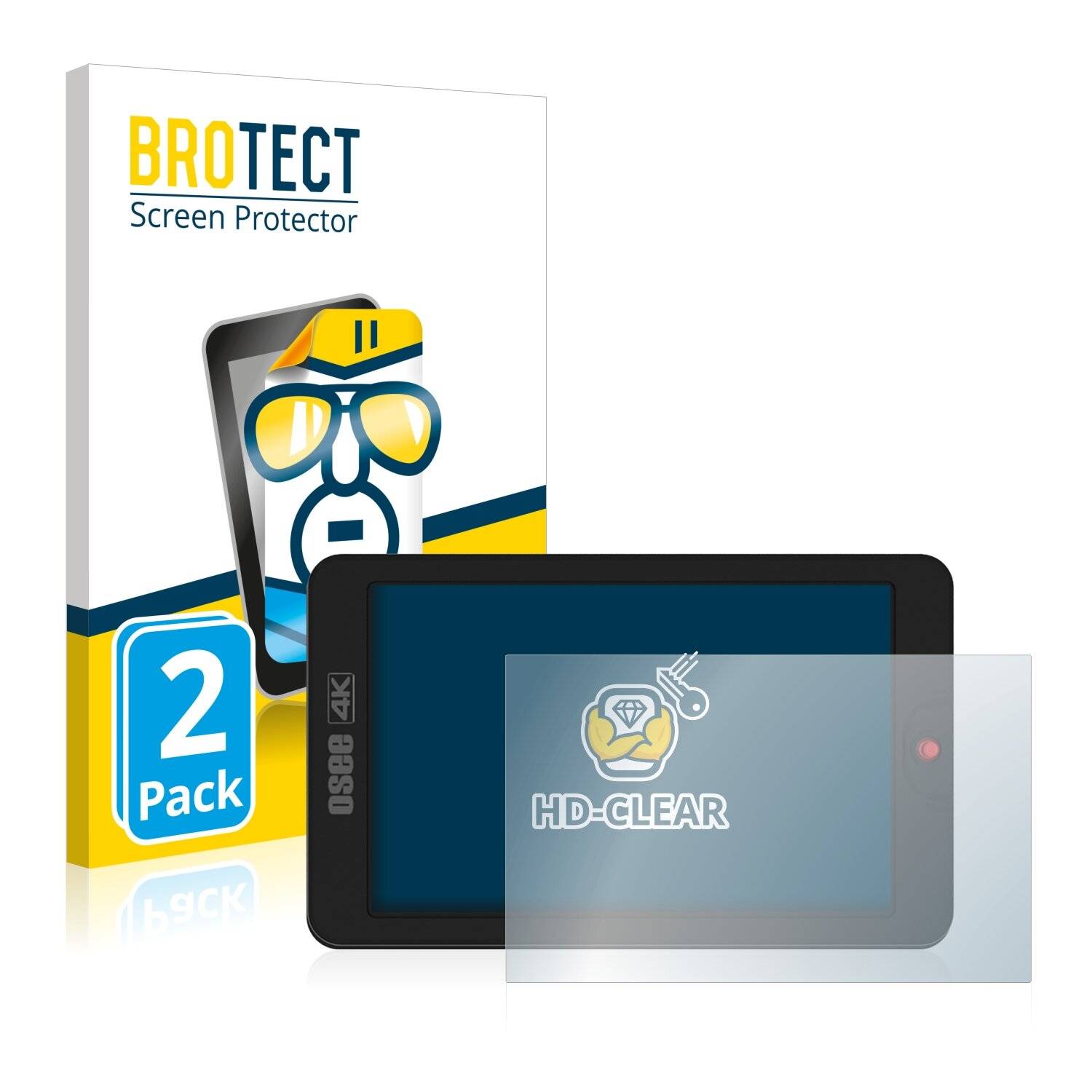 2x BROTECT HD-Clear Displayschutzfolie für Osee