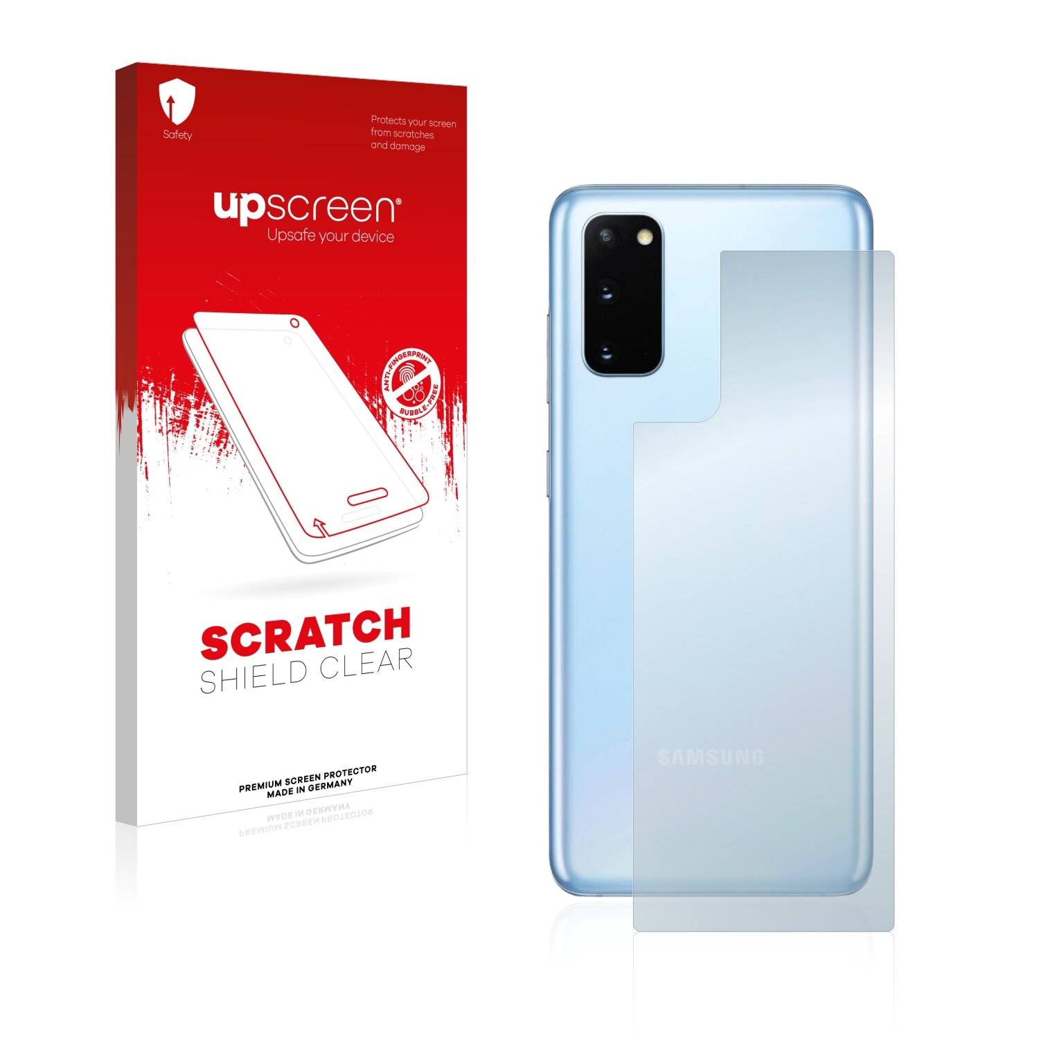 upscreen Scratch Shield Clear Premium Displayschutzfolie für Samsung Galaxy S20 5G