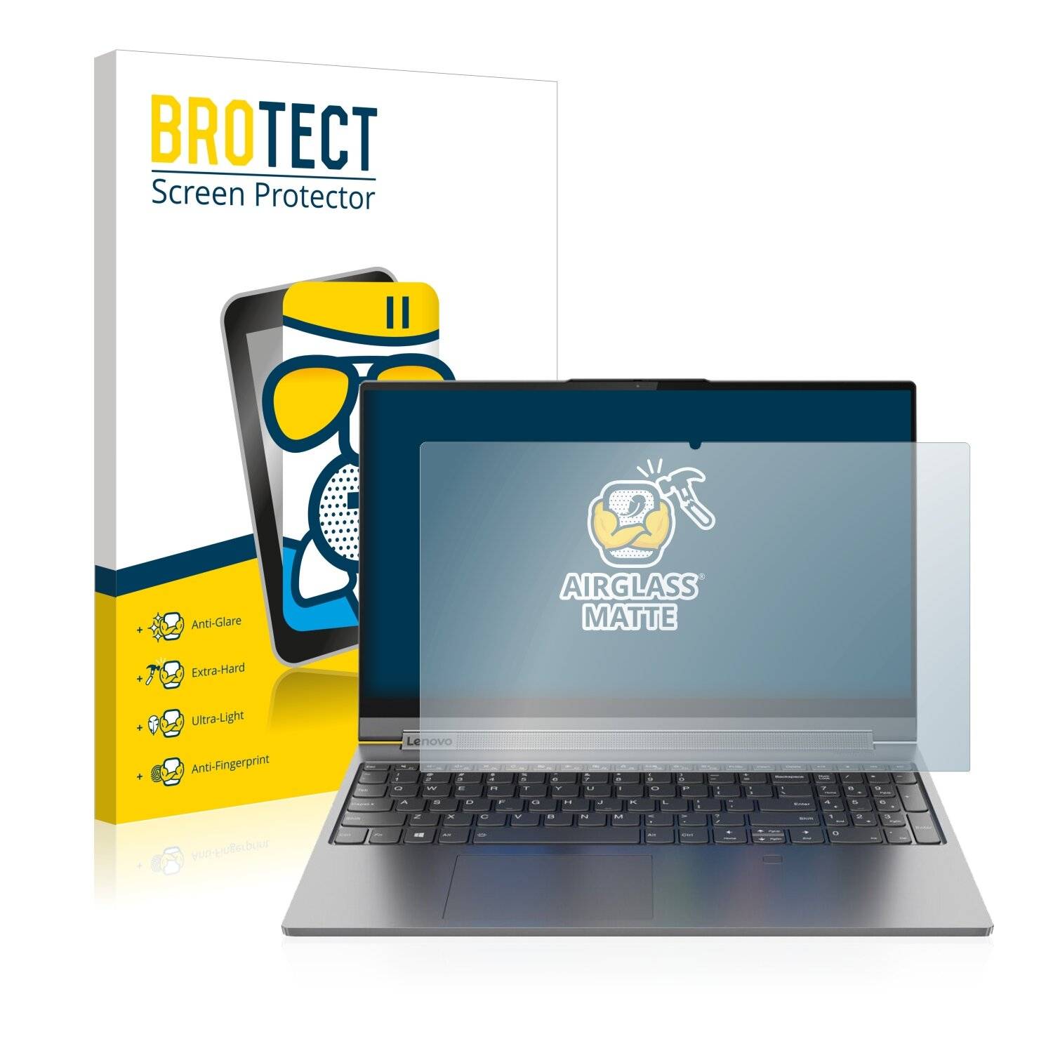 BROTECT AirGlass Matte Schutzglas Folie für Lenovo Yoga C940