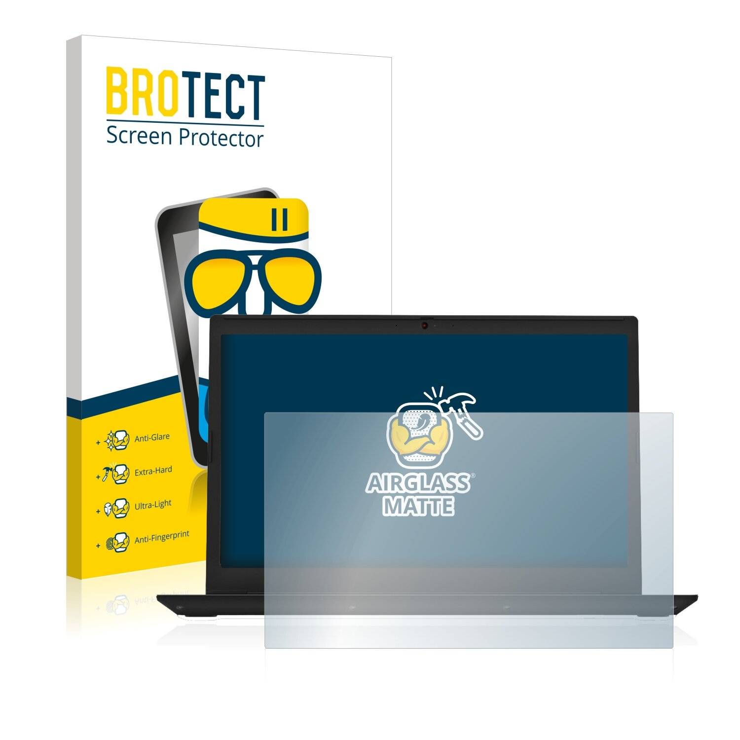 BROTECT AirGlass Matte Schutzglas Folie für Lenovo V340
