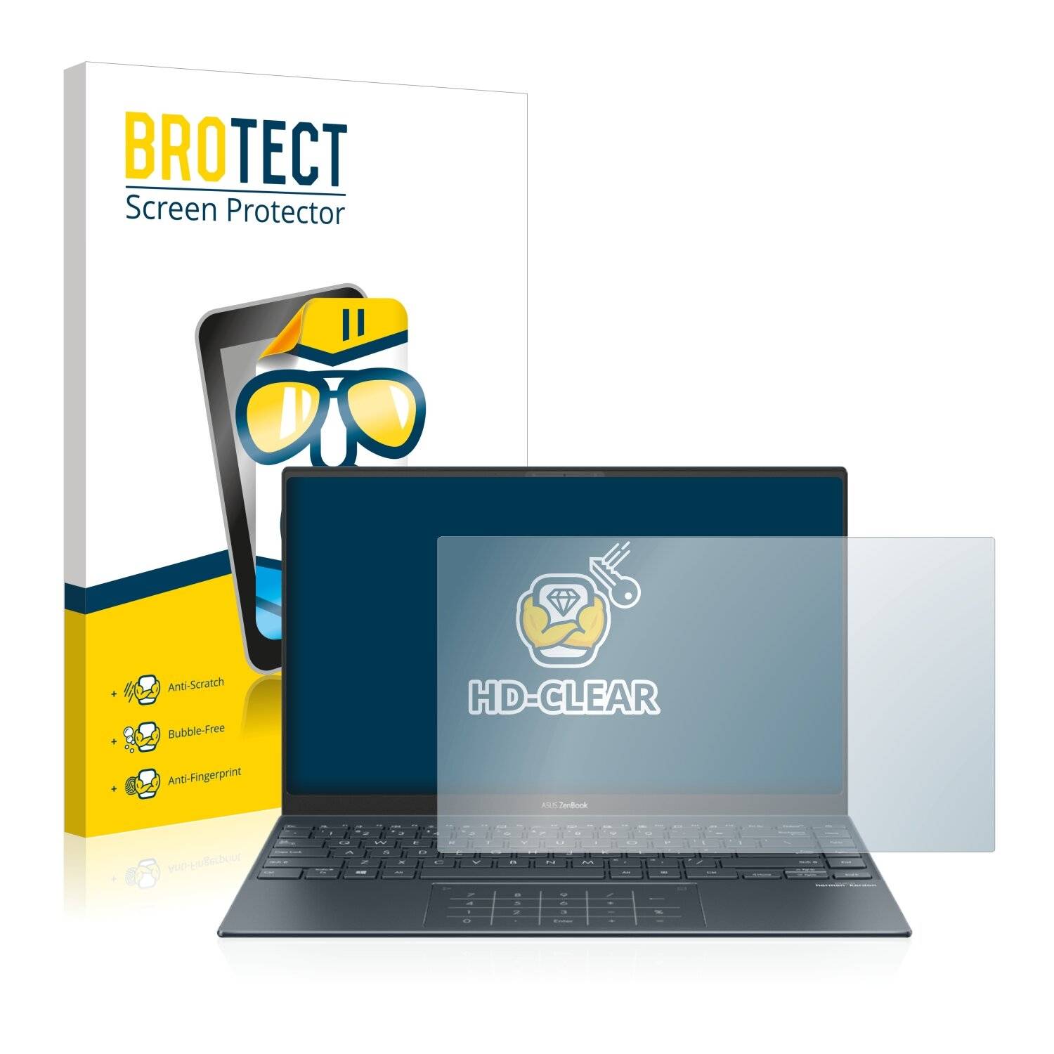 BROTECT HD-Clear Displayschutzfolie für Asus ZenBook 14
