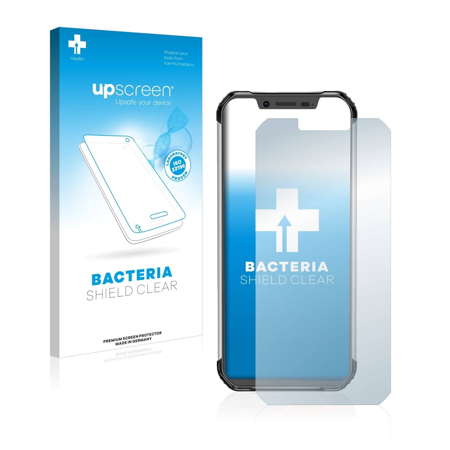 upscreen Bacteria Shield Clear Premium Antibakterielle Displayschutzfolie für Blackview