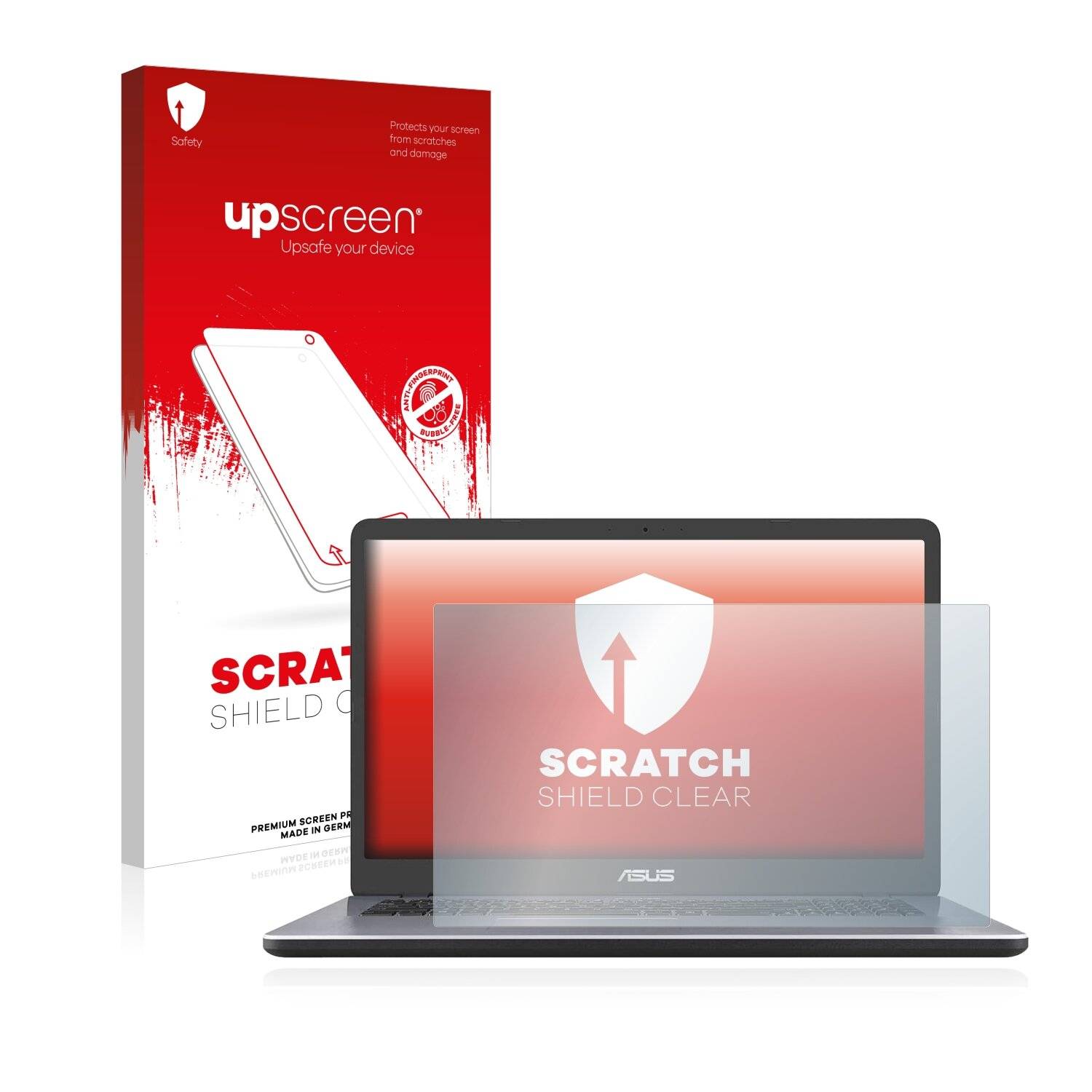 upscreen Scratch Shield Clear Premium Displayschutzfolie für Asus VivoBook