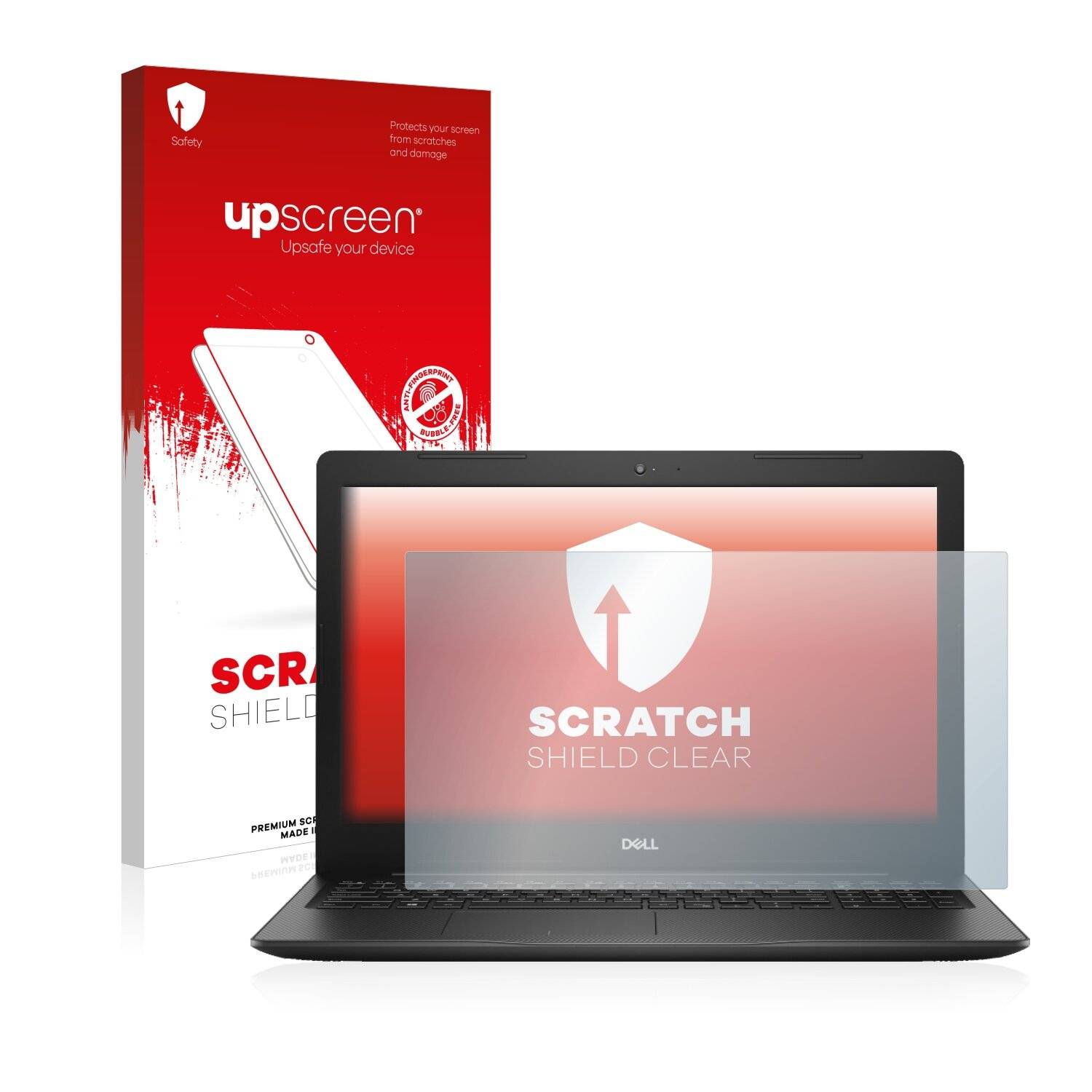 upscreen Scratch Shield Clear Premium Displayschutzfolie für Dell Inspiron 15
