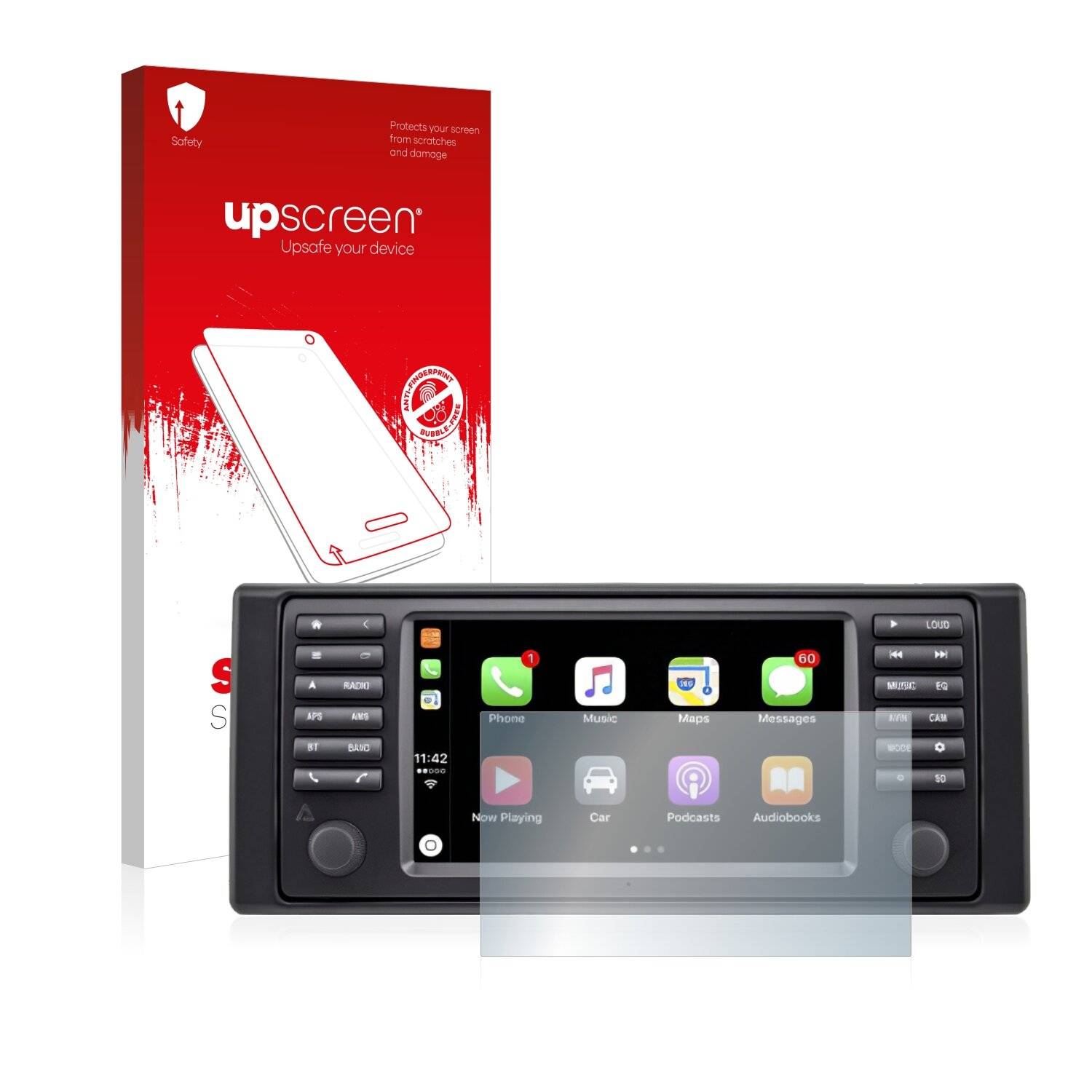 upscreen Scratch Shield Clear Premium Displayschutzfolie für BMW 5 M5 1985-2019 Avin Avant