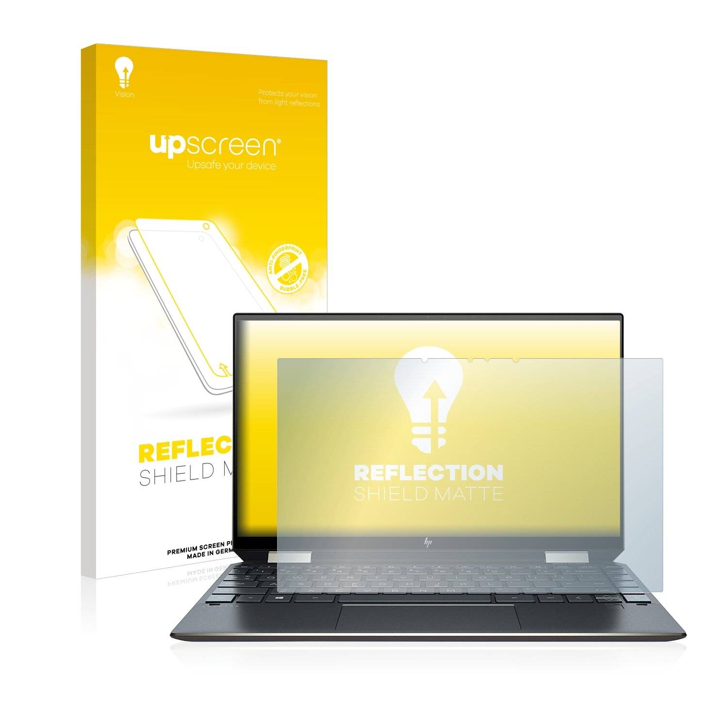 upscreen Reflection Shield Matte Premium Displayschutzfolie für HP Spectre x360