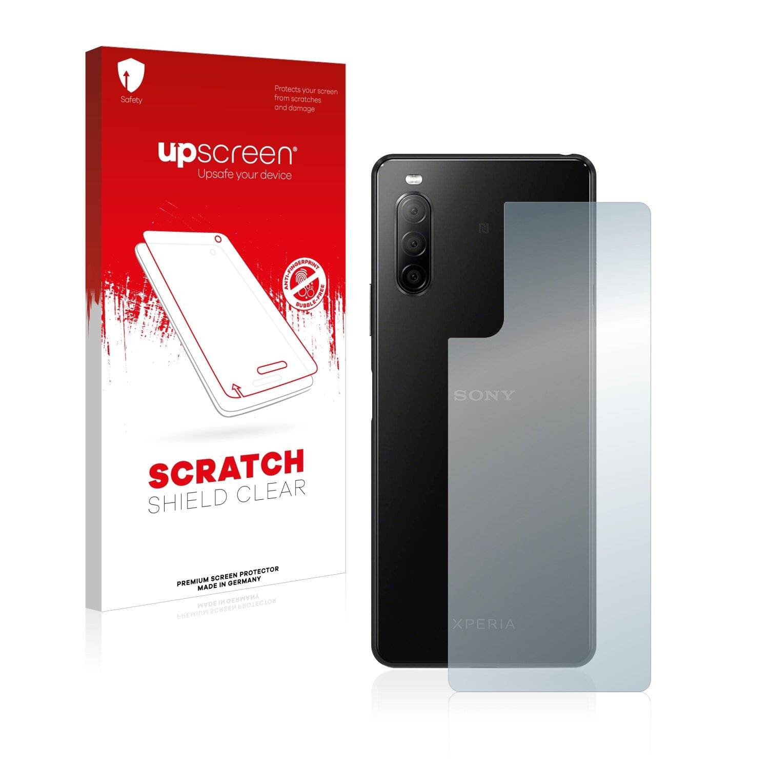 upscreen Scratch Shield Clear Premium Displayschutzfolie für Sony Xperia 10 II