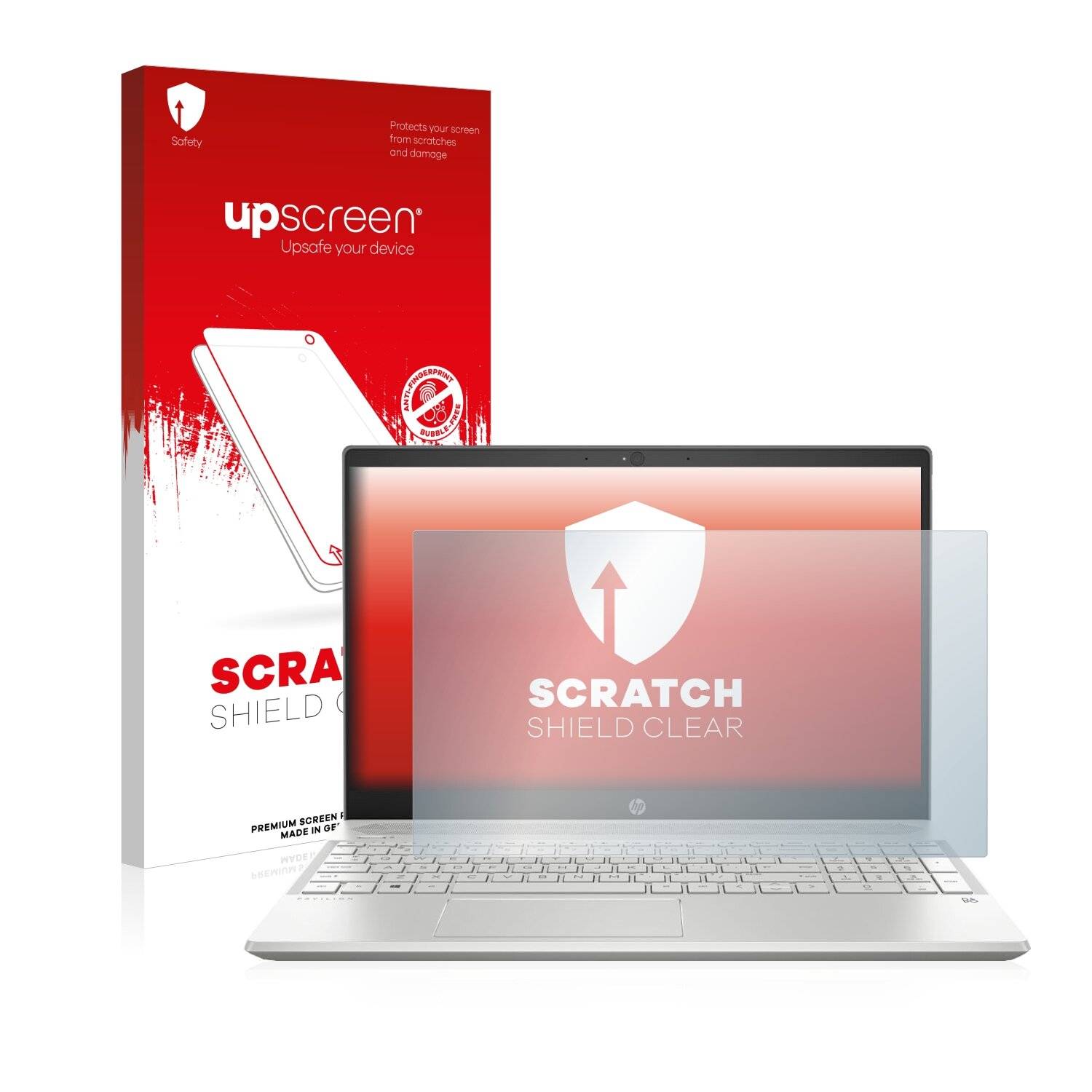 upscreen Scratch Shield Clear Premium Displayschutzfolie für HP Pavilion