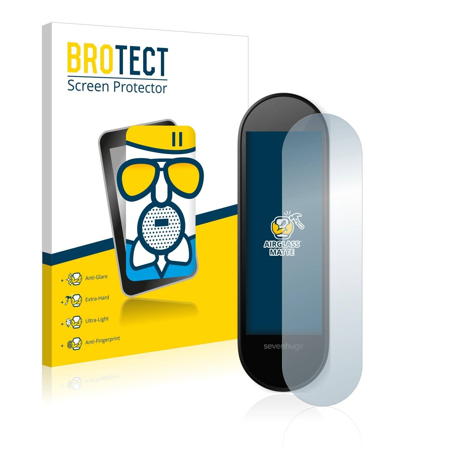 BROTECT AirGlass Matte Schutzglas Folie für Sevenhugs Smart Remote