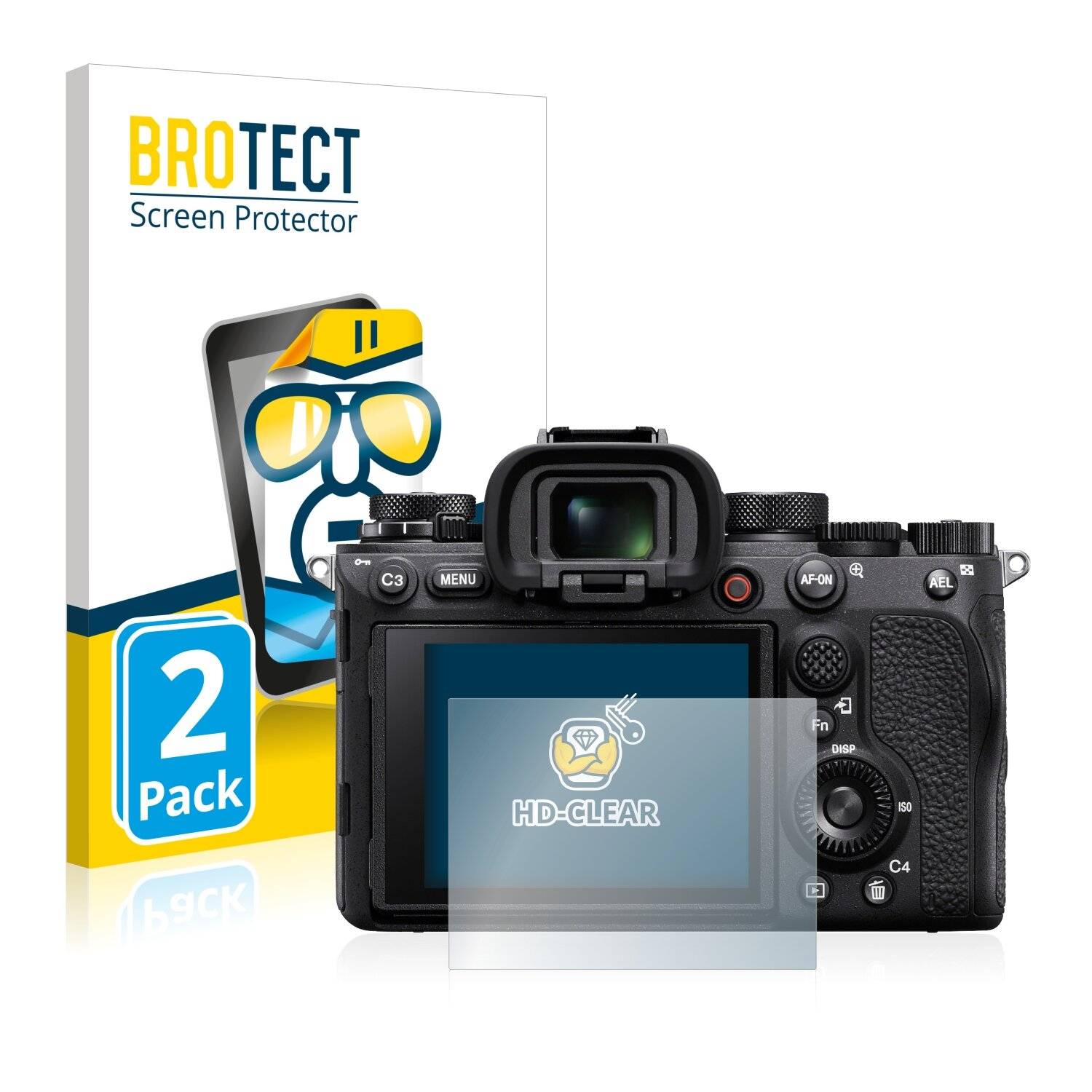 2x BROTECT HD-Clear Displayschutzfolie für Sony Alpha