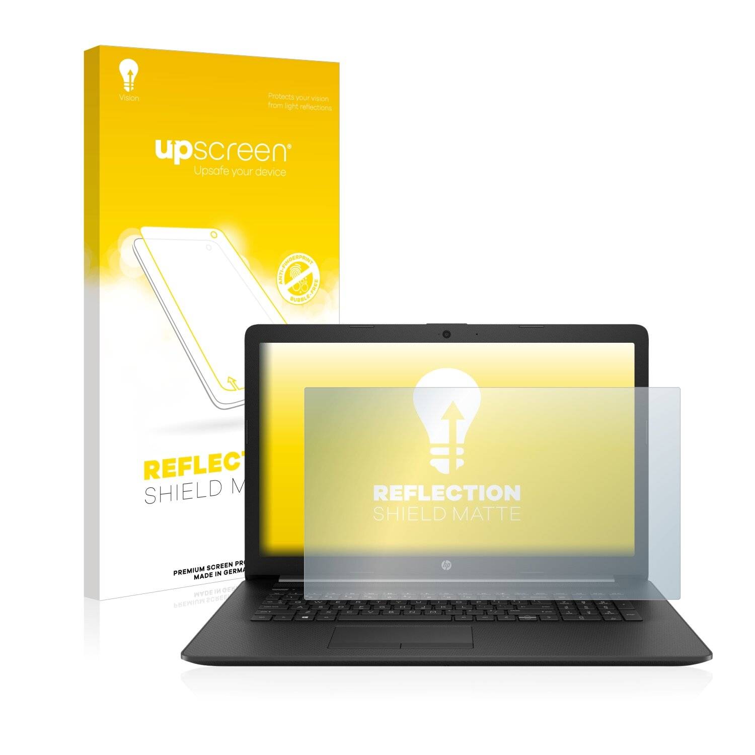 upscreen Reflection Shield Matte Premium Displayschutzfolie für HP Notebook