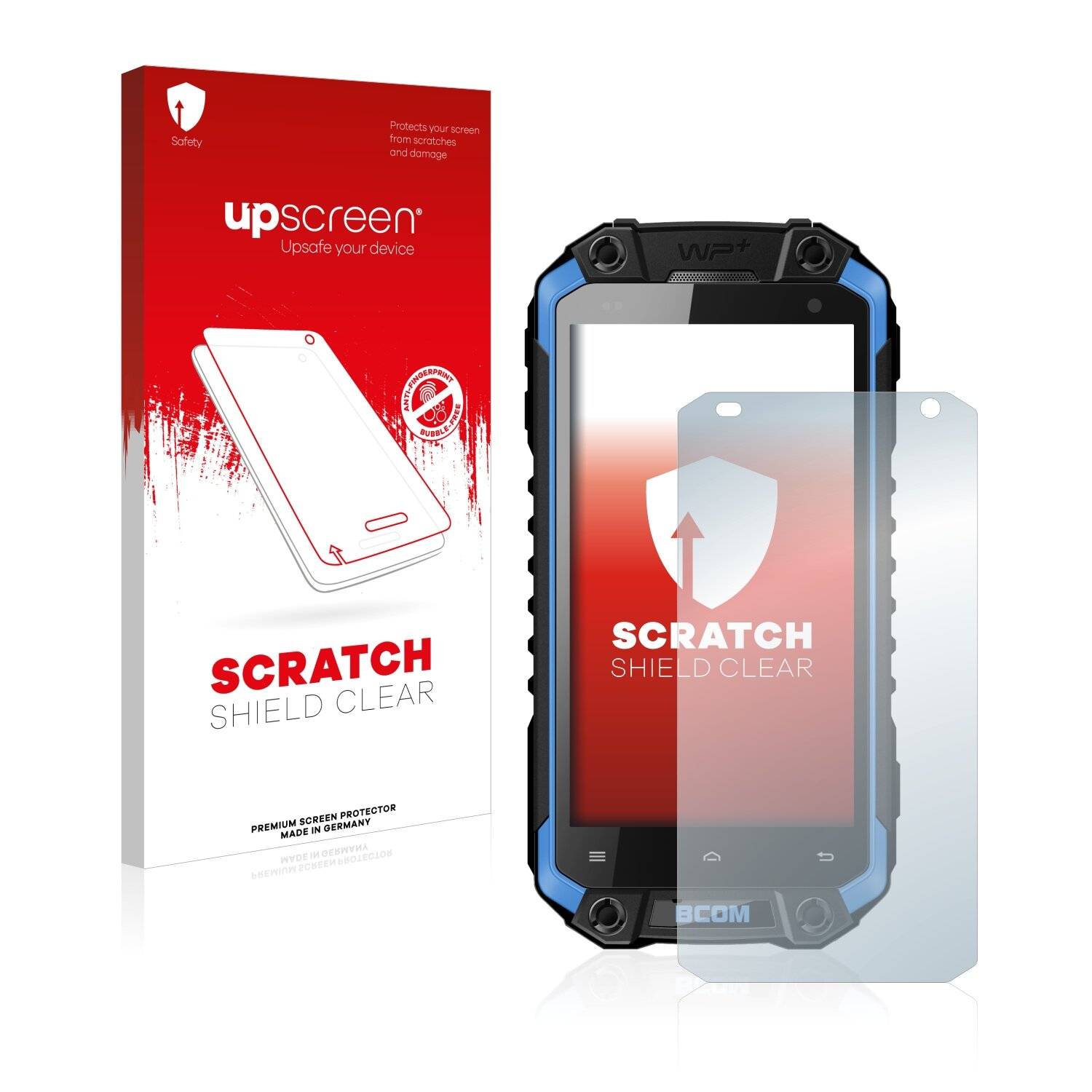 upscreen Scratch Shield Clear Premium Displayschutzfolie für BCom Rough Pro