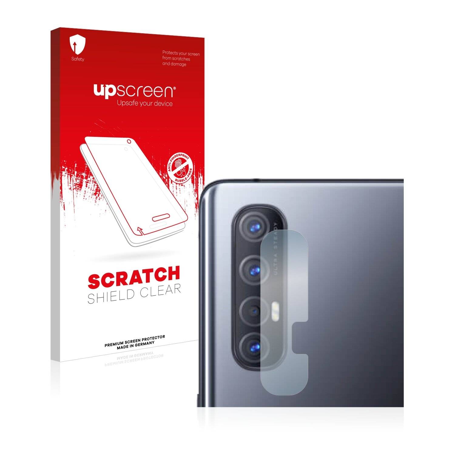 upscreen Scratch Shield Clear Premium Displayschutzfolie für Oppo Find X2 Neo (NUR