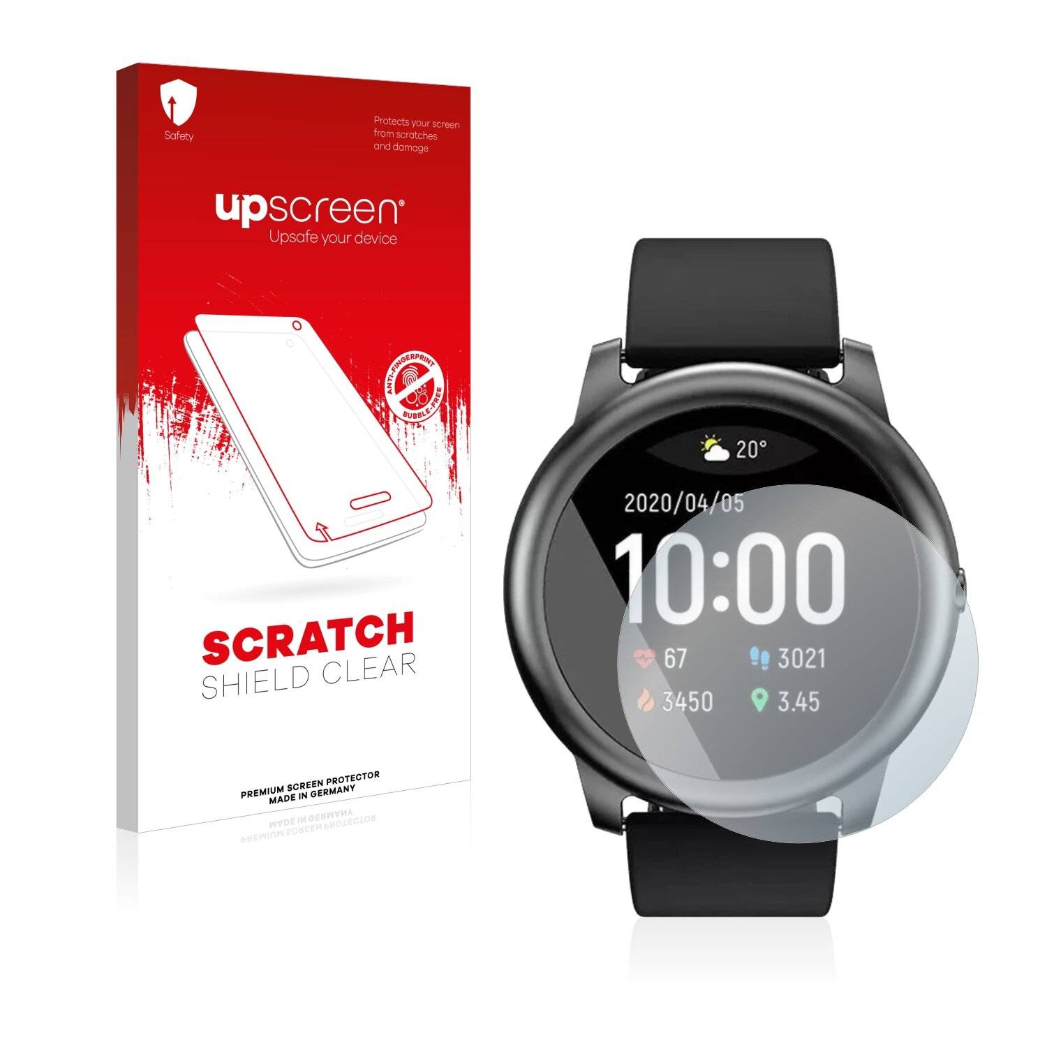 upscreen Scratch Shield Clear Premium Displayschutzfolie für Xiaomi Haylou Solar