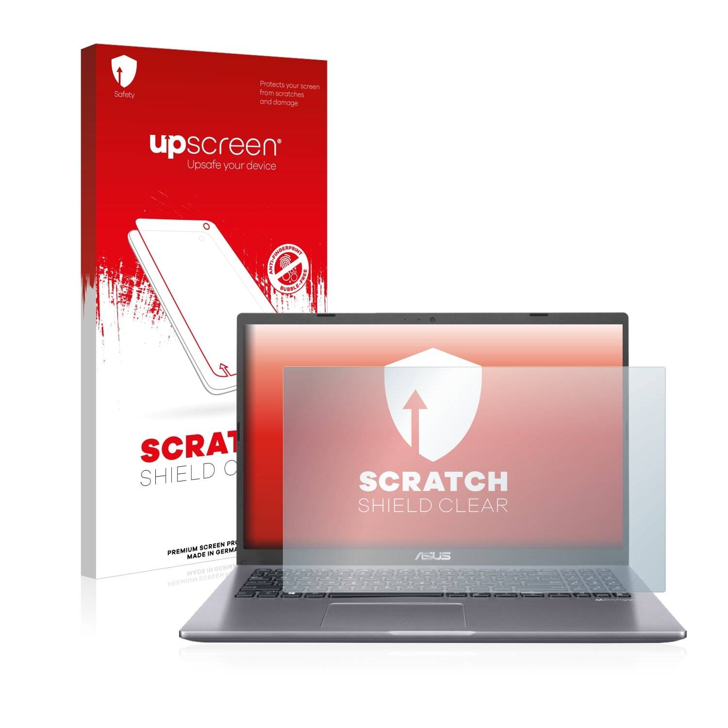 upscreen Scratch Shield Clear Premium Displayschutzfolie für Asus VivoBook 15