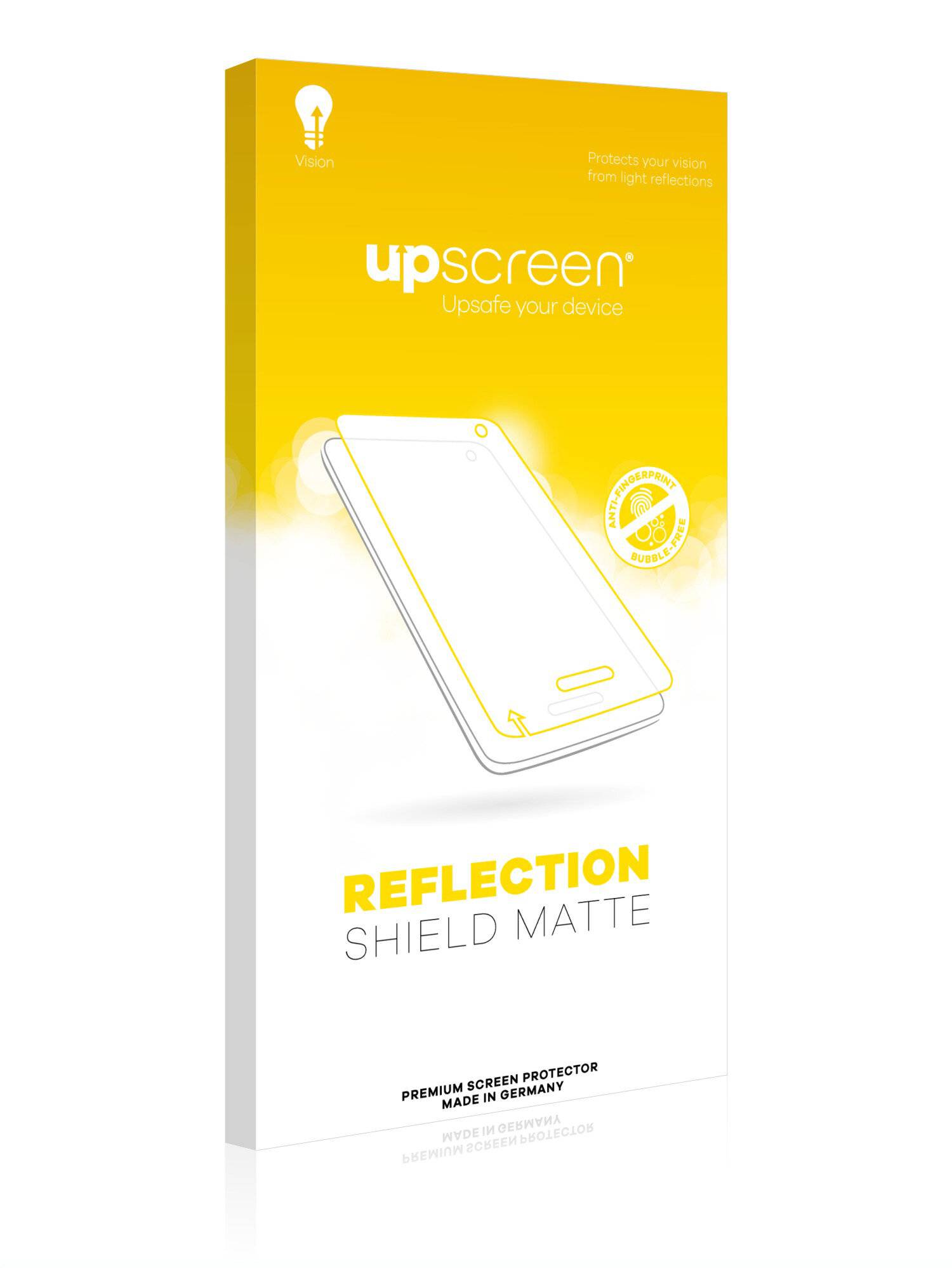 upscreen Reflection Shield Matte Premium Displayschutzfolie für Notebooks mit 19 Zoll