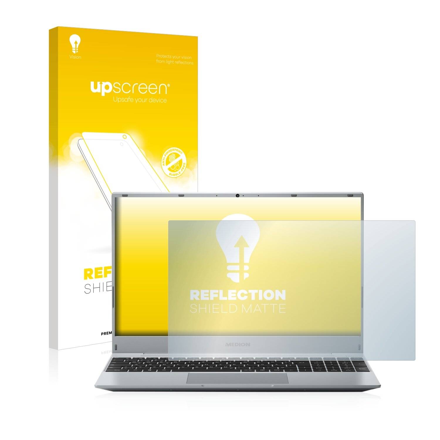 upscreen Reflection Shield Matte Premium Displayschutzfolie für Medion Akoya