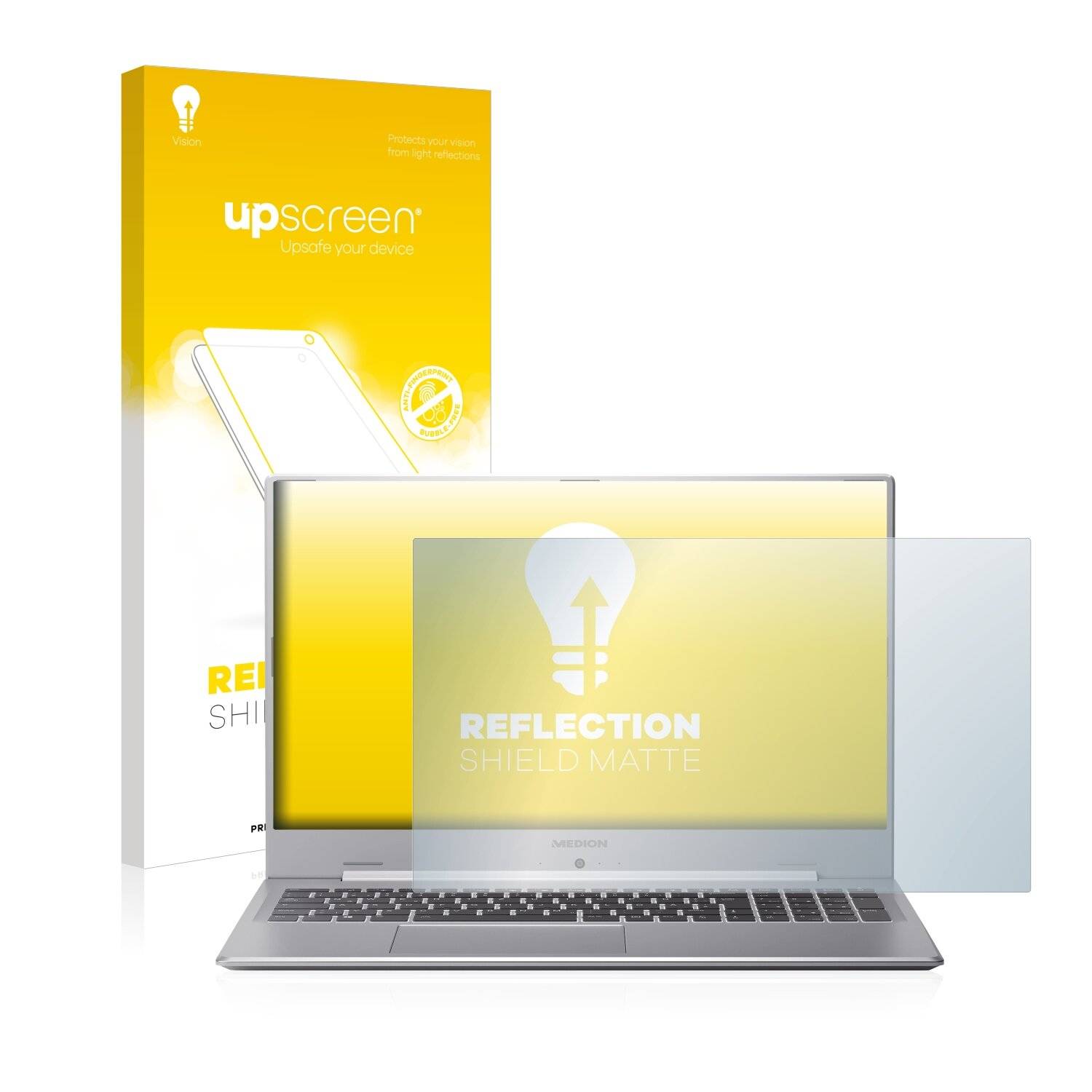 upscreen Reflection Shield Matte Premium Displayschutzfolie für Medion Akoya