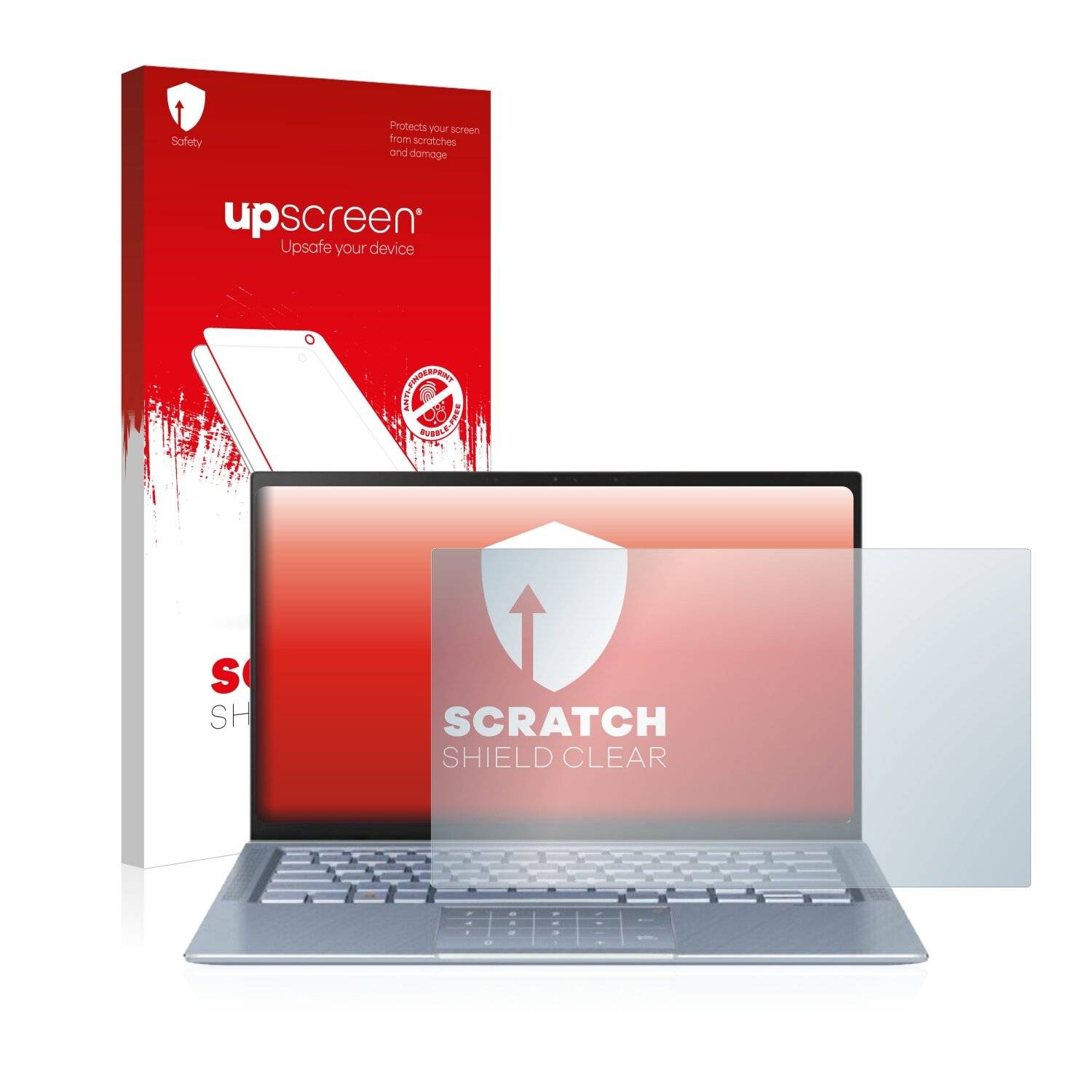 upscreen Scratch Shield Clear Premium Displayschutzfolie für Asus ZenBook 14
