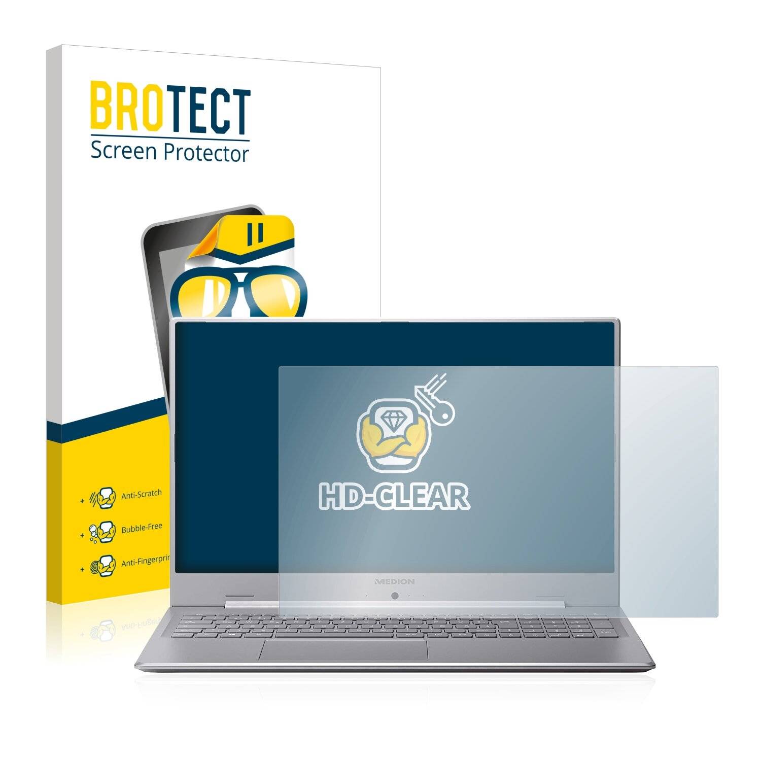 BROTECT HD-Clear Displayschutzfolie für Medion Akoya