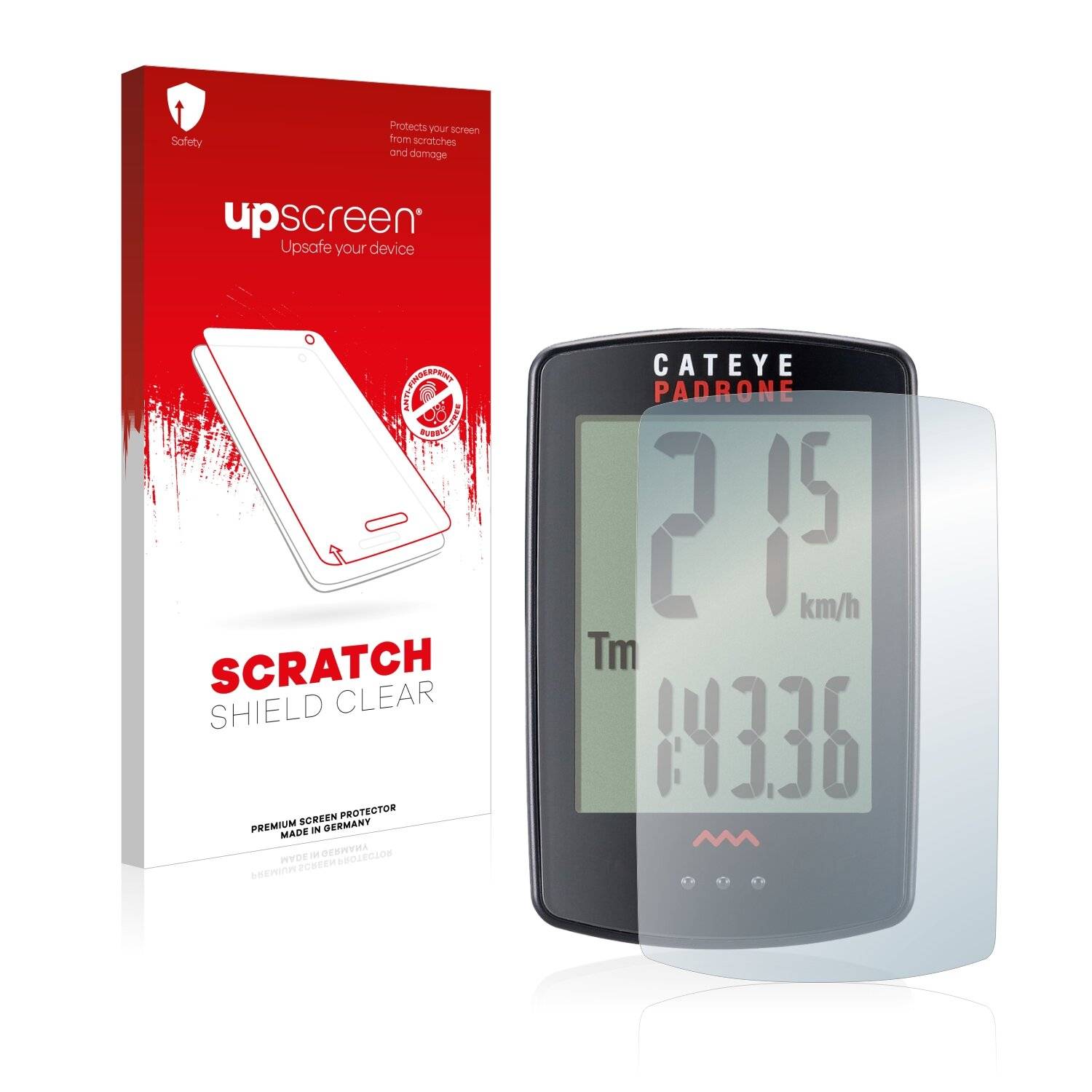 upscreen Scratch Shield Clear Premium Displayschutzfolie für Cateye Padrone